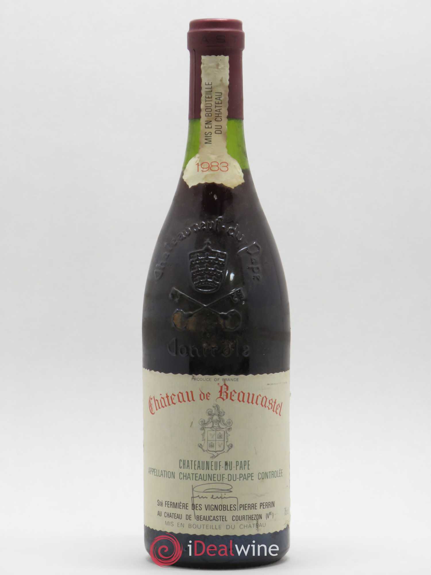 Châteauneuf-du-Pape Château de Beaucastel Famille Perrin 1983 - Lot de 1 bouteille - 0