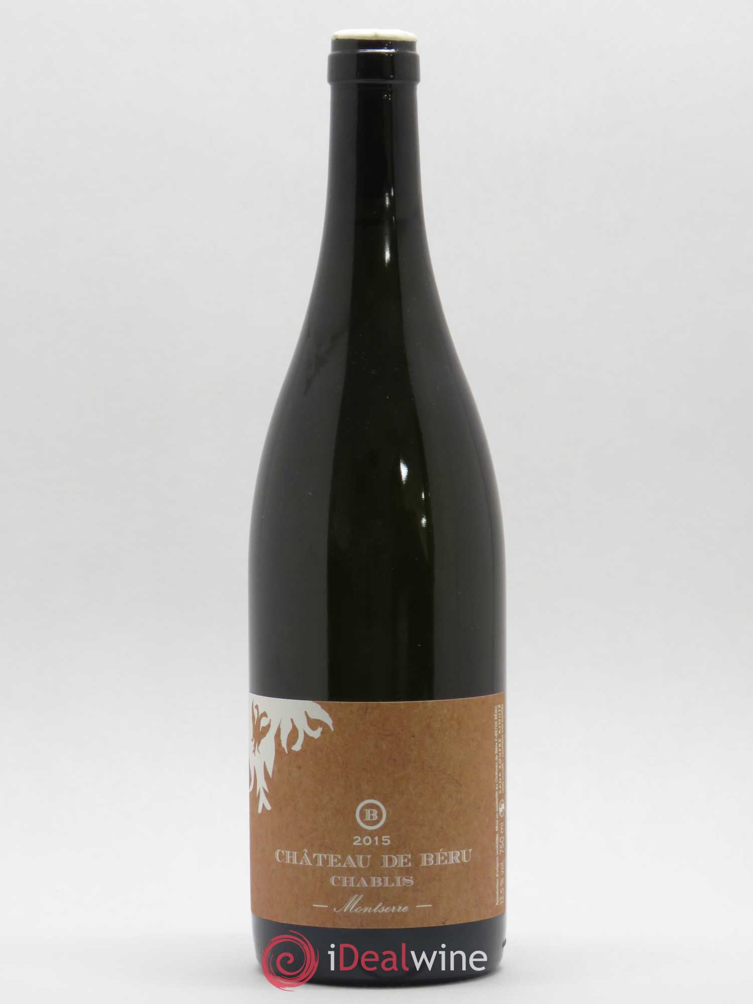 Chablis Montserre Château De Béru 2015 - Posten von 1 Flasche - 0