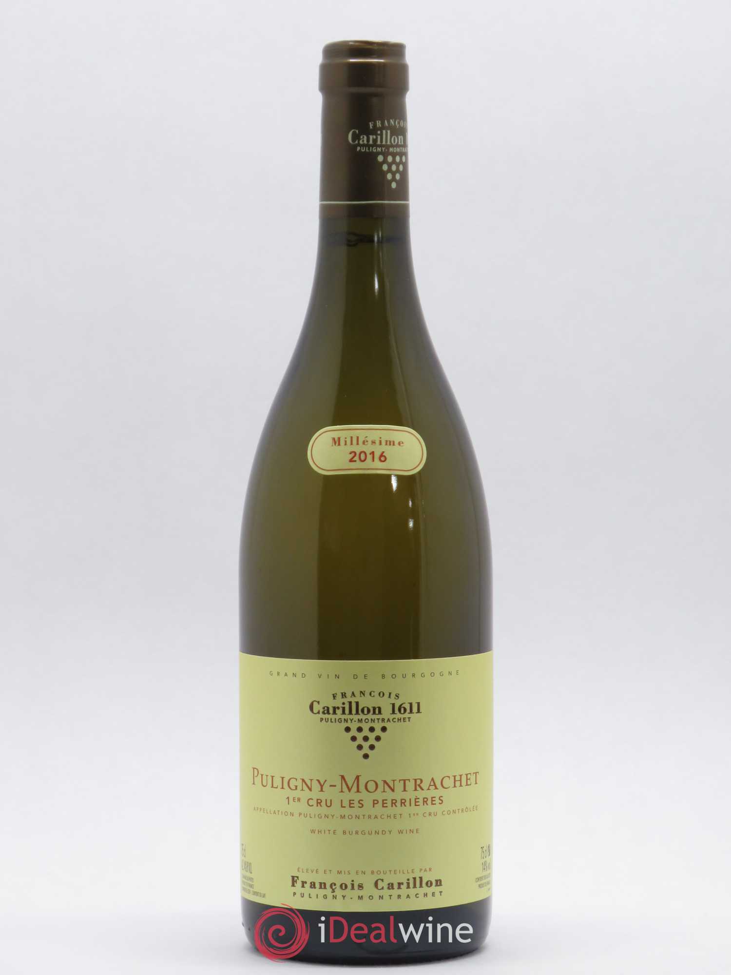 Puligny-Montrachet 1er Cru Les Perrières François Carillon 2016 - Posten von 1 Flasche - 0