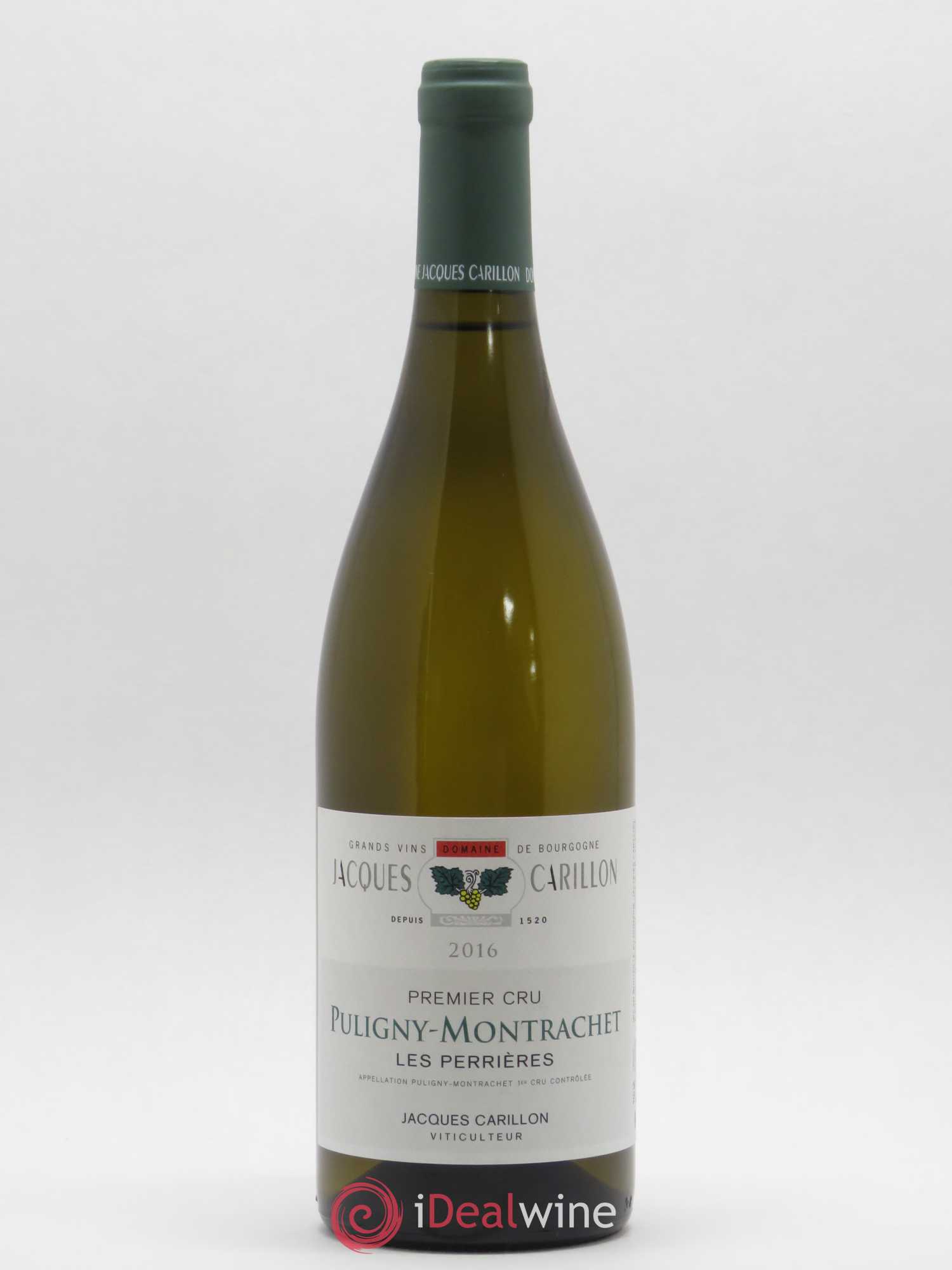 Puligny-Montrachet 1er Cru Les Perrières Jacques Carillon 2016 - Posten von 1 Flasche - 0