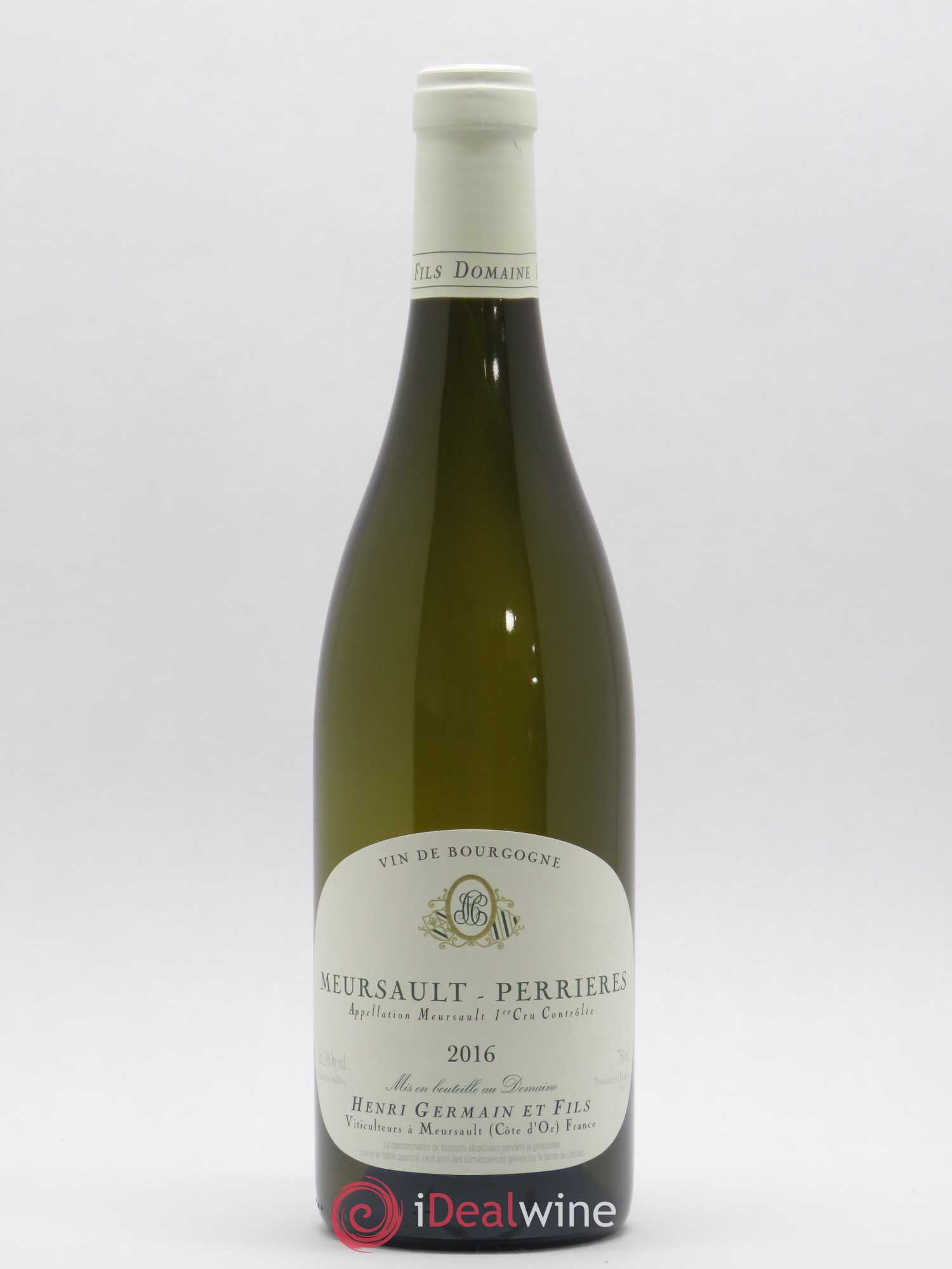 Meursault 1er Cru Perrières Henri Germain 2016 - Lot de 1 bouteille - 0
