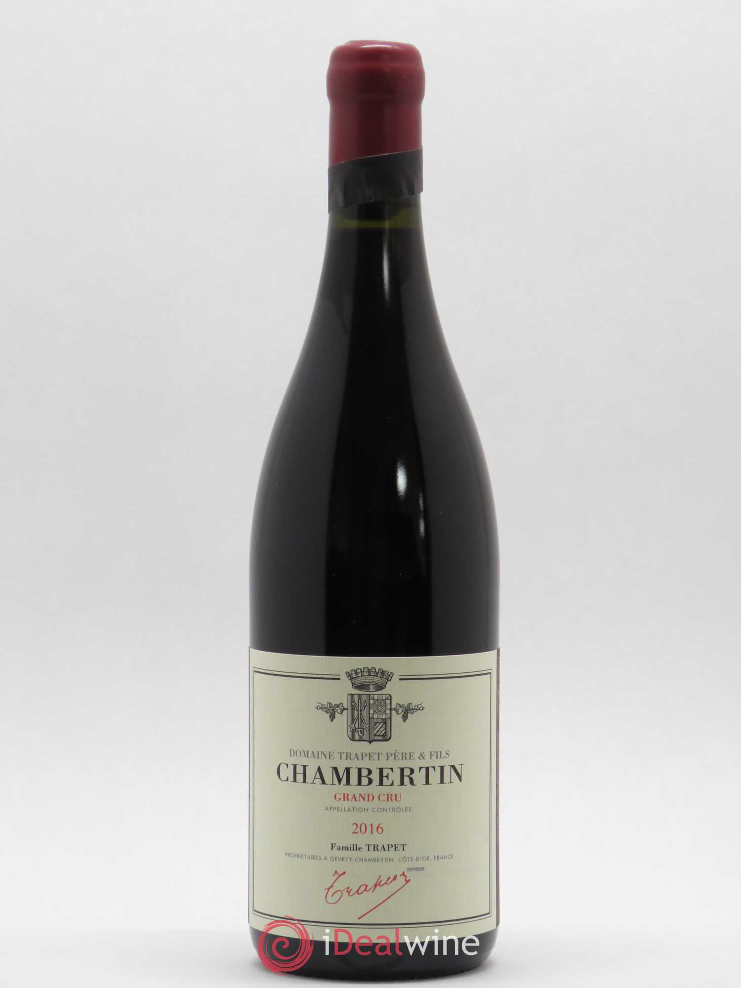 Chambertin Grand Cru Domaine Trapet 2016 - Lot de 1 bouteille - 0