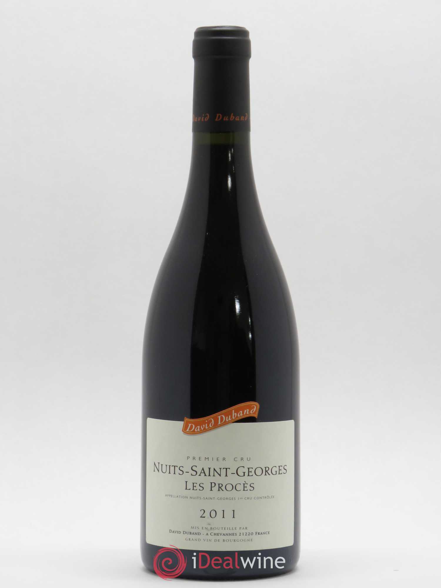 Nuits-Saint-Georges 1er Cru Les Procès David Duband (Domaine) 2011 - Lot de 1 bouteille - 0