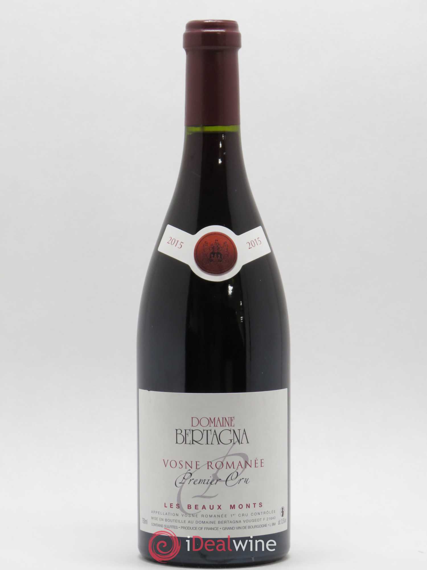 Vosne-Romanée 1er Cru Les Beaux-Monts Bertagna 2015 - Lot de 1 bouteille - 0