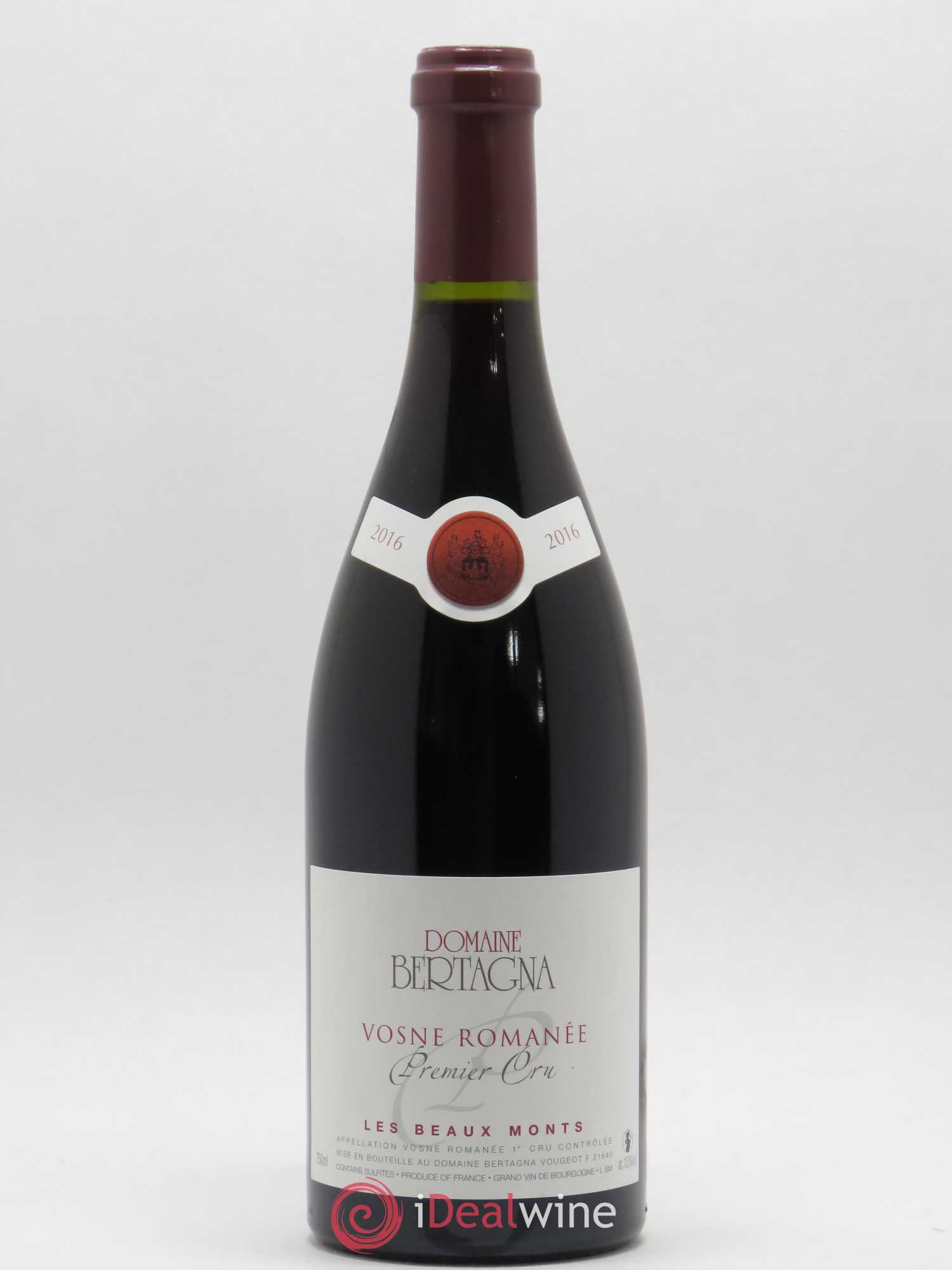 Vosne-Romanée 1er Cru Les Beaux-Monts Bertagna 2016 - Lot de 1 bouteille - 0