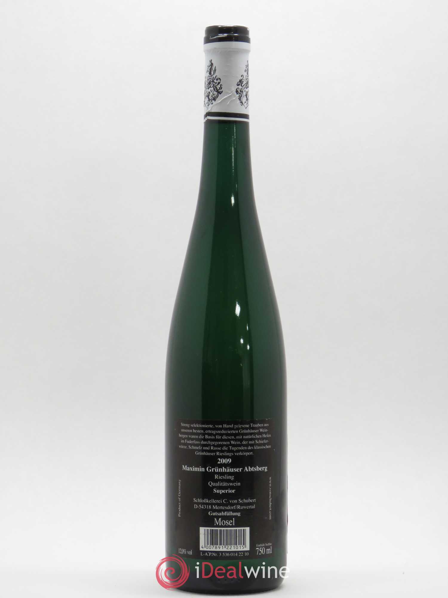 Riesling Abtsberg superior Maximin Grünhaüser 2009 - Lotto di 1 bottiglia - 1