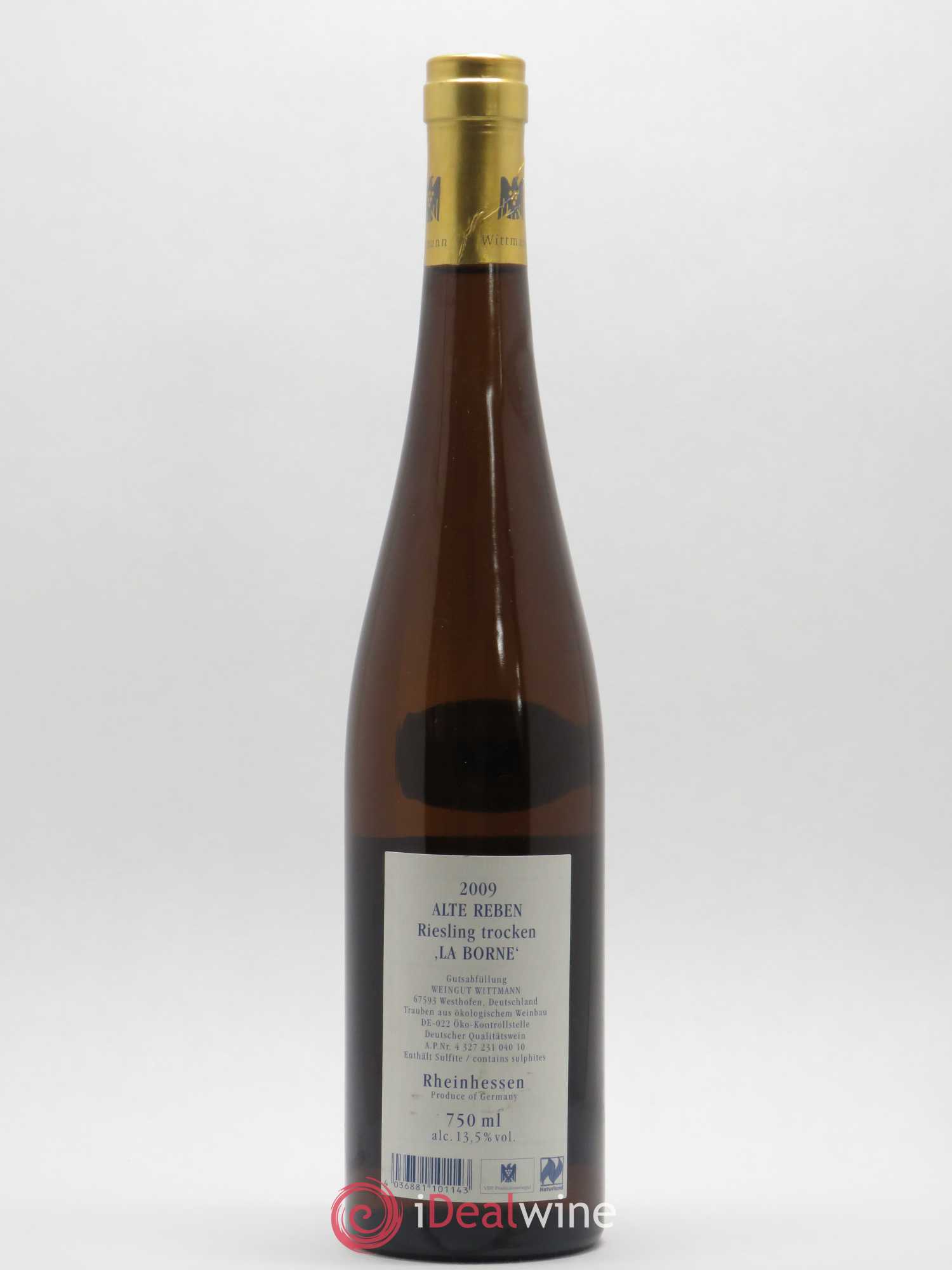 Riesling Alte Reben La Borne Wittmann Gold Kapsel 2009 - Posten von 1 Flasche - 1