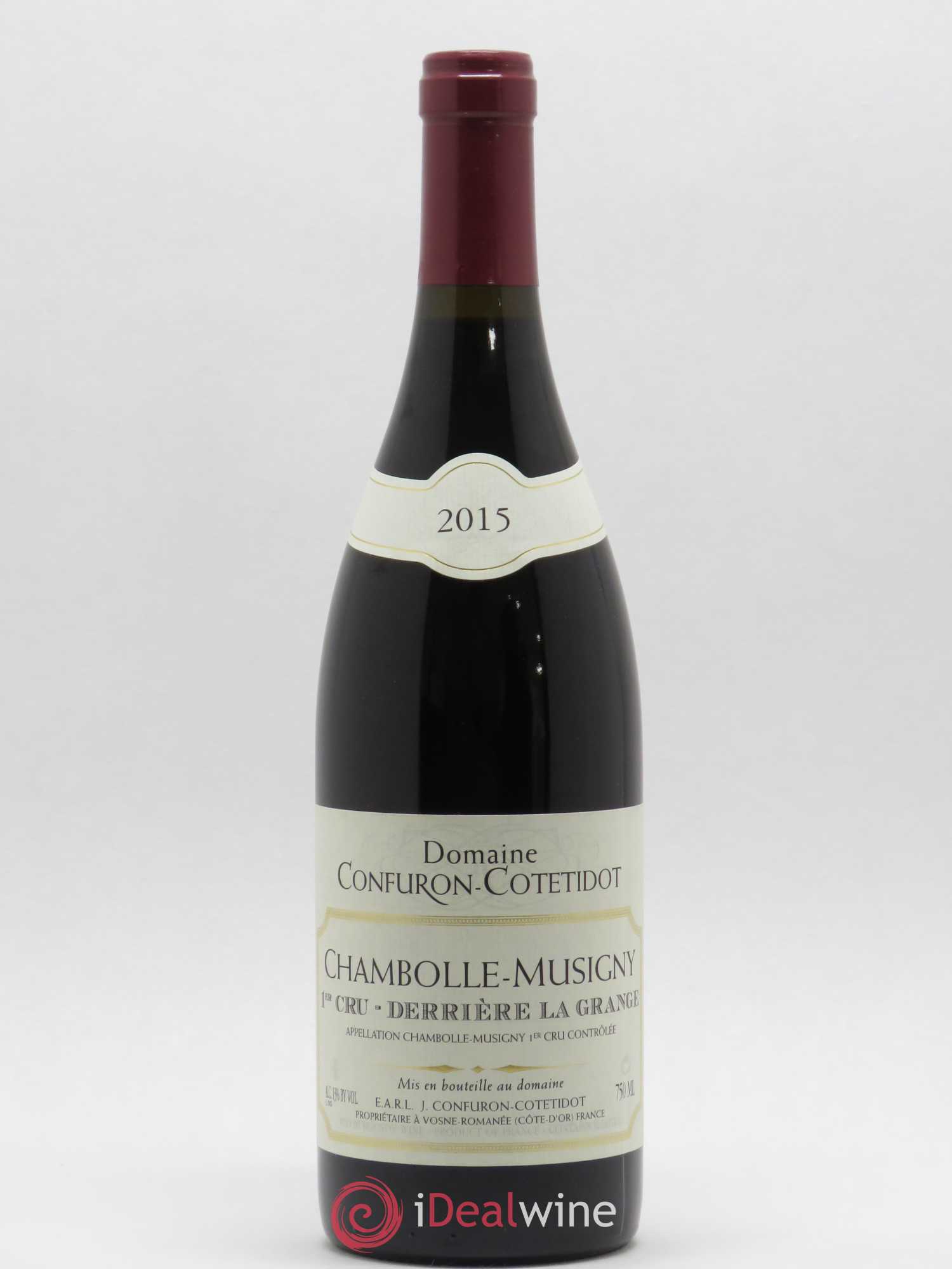 Chambolle-Musigny 1er Cru Derrière la Grange Confuron-Cotetidot 2015 - Lot de 1 bouteille - 0