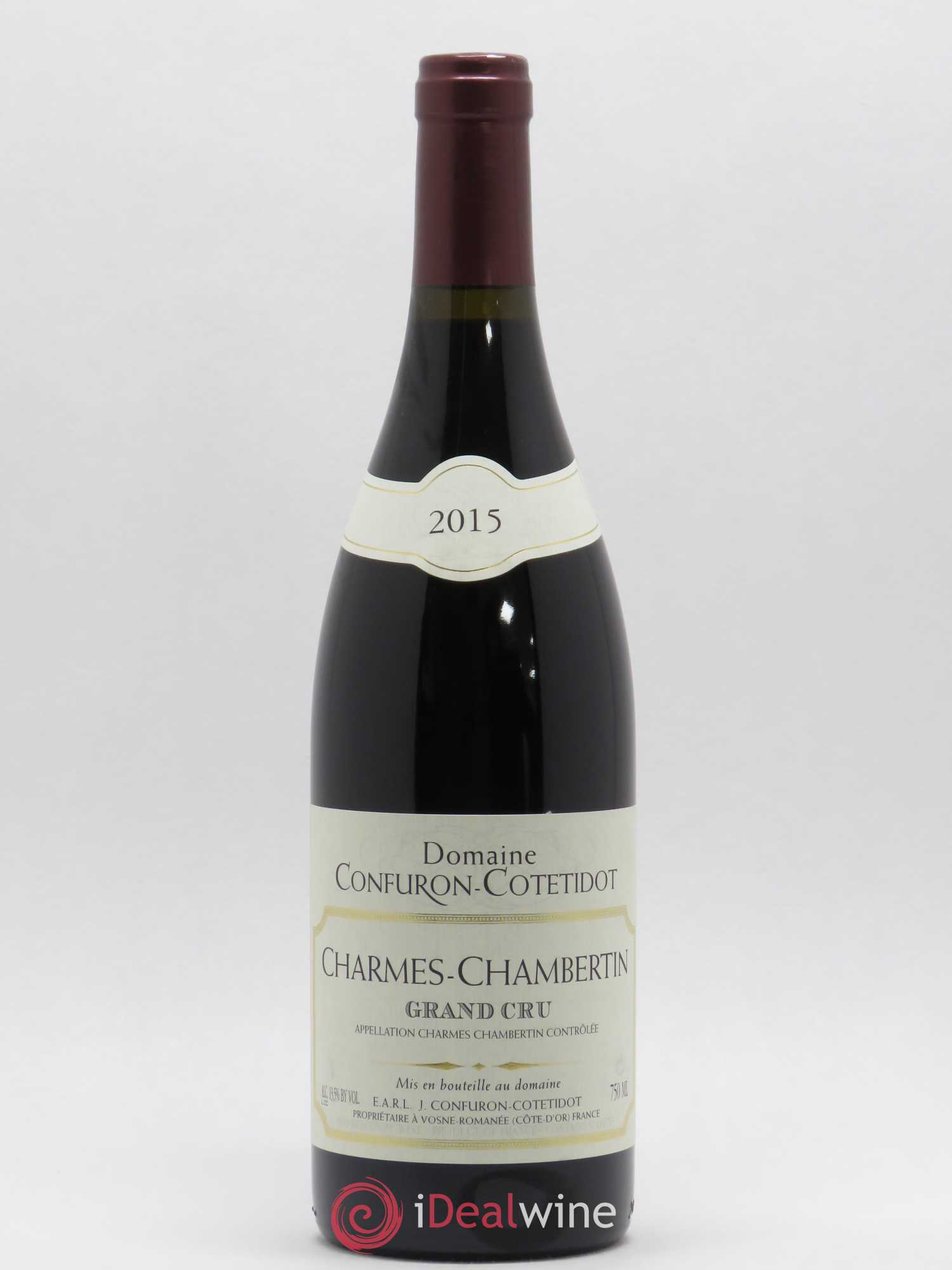 Charmes-Chambertin Grand Cru Confuron-Cotetidot 2015 - Lot de 1 bouteille - 0