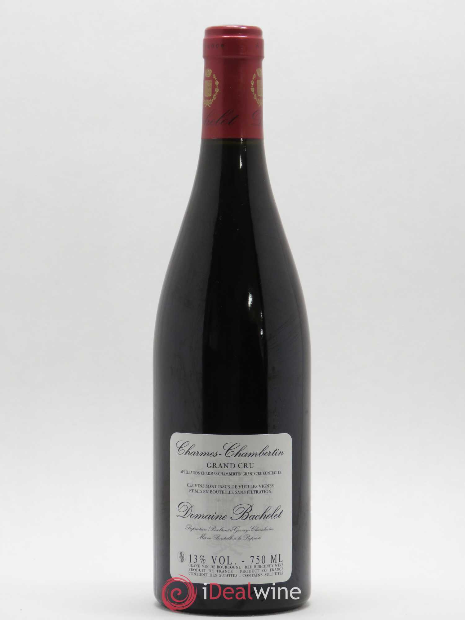Charmes-Chambertin Grand Cru Vieilles Vignes Denis Bachelet (Domaine) 2013 - Lot de 1 bouteille - 1