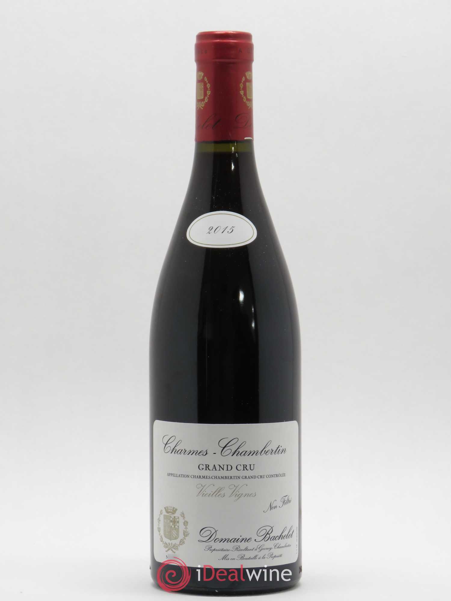 Charmes-Chambertin Grand Cru Vieilles Vignes Denis Bachelet (Domaine) 2015 - Lot de 1 bouteille - 0