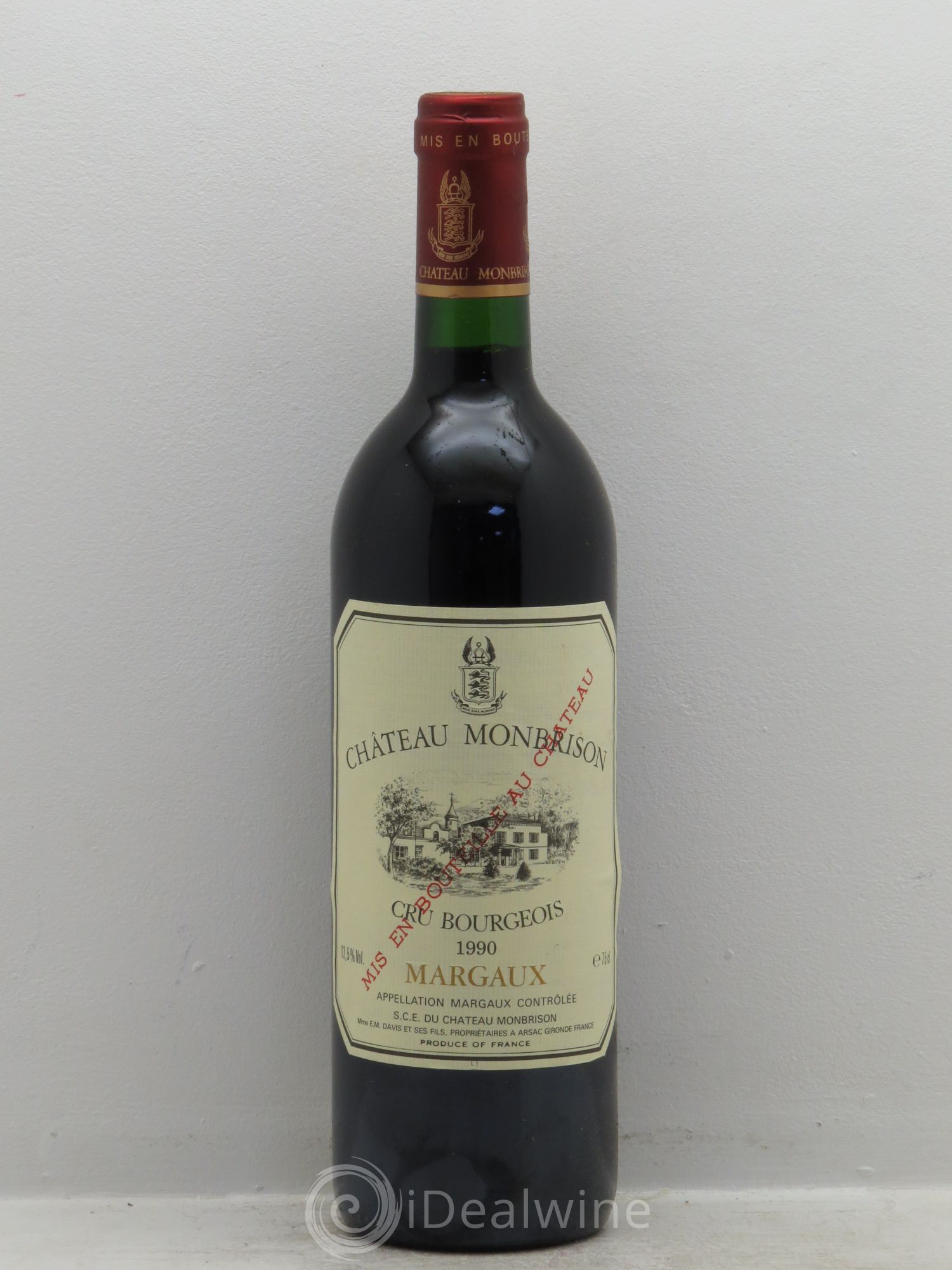 Château Monbrison 1990 - Lot de 1 bouteille - 0