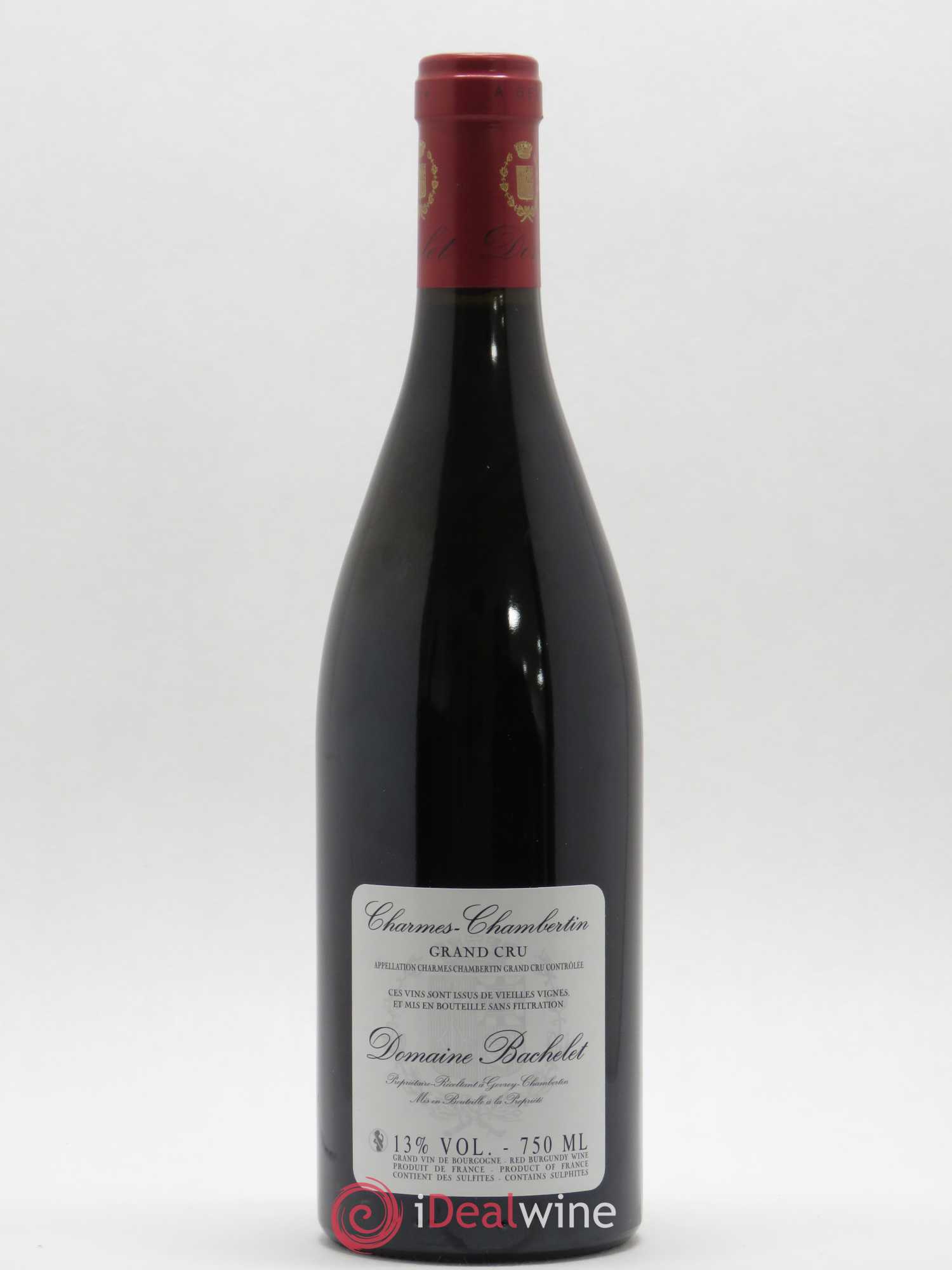 Charmes-Chambertin Grand Cru Vieilles Vignes Denis Bachelet (Domaine) 2016 - Lot de 1 bouteille - 1