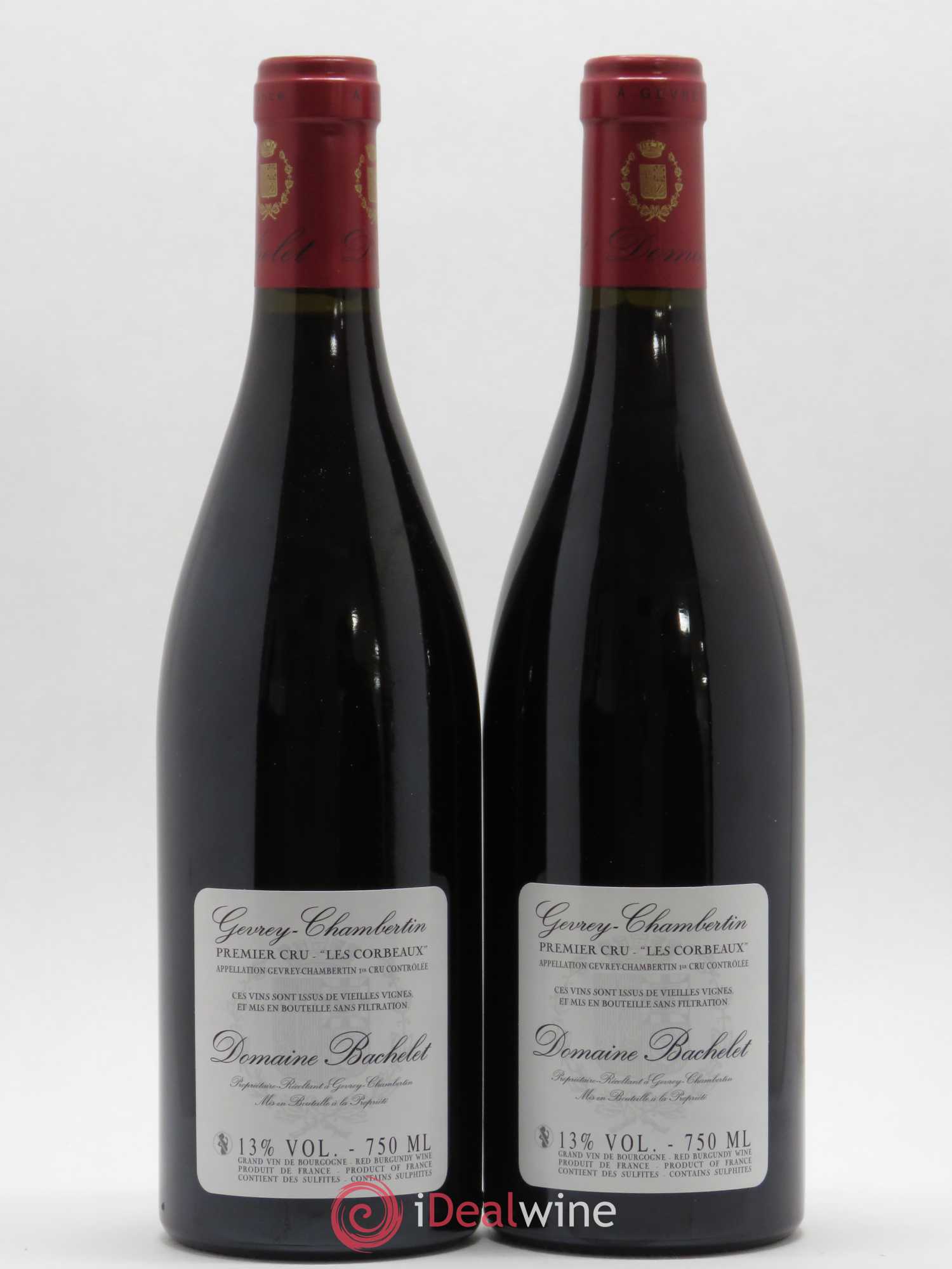 Gevrey-Chambertin 1er Cru Les Corbeaux Vieilles Vignes Denis Bachelet (Domaine) 2016 - Lot de 2 bouteilles - 1