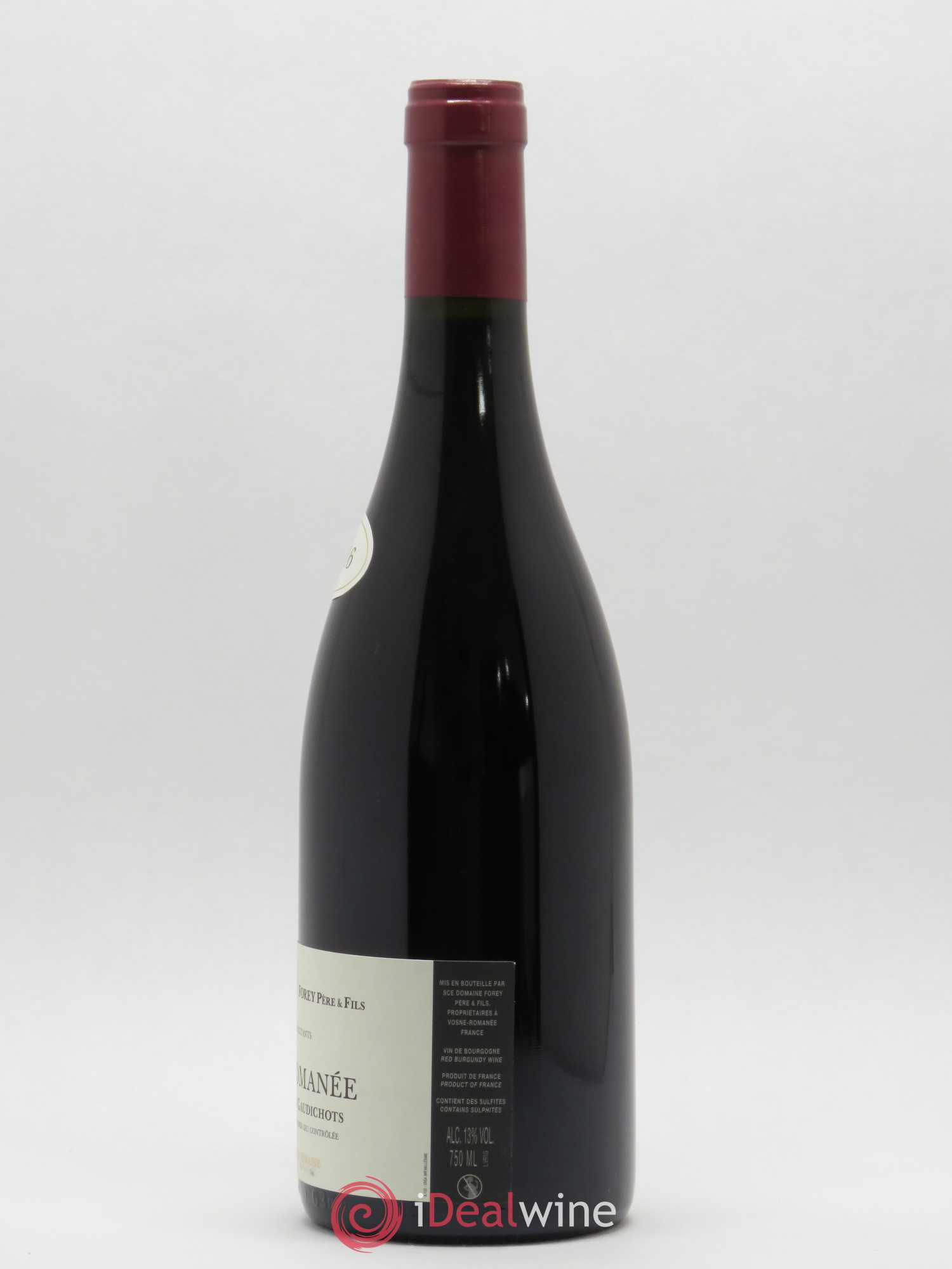 Vosne-Romanée 1er Cru Les Gaudichots Forey Père et Fils (Domaine) 2016 - Lot de 1 bouteille - 1