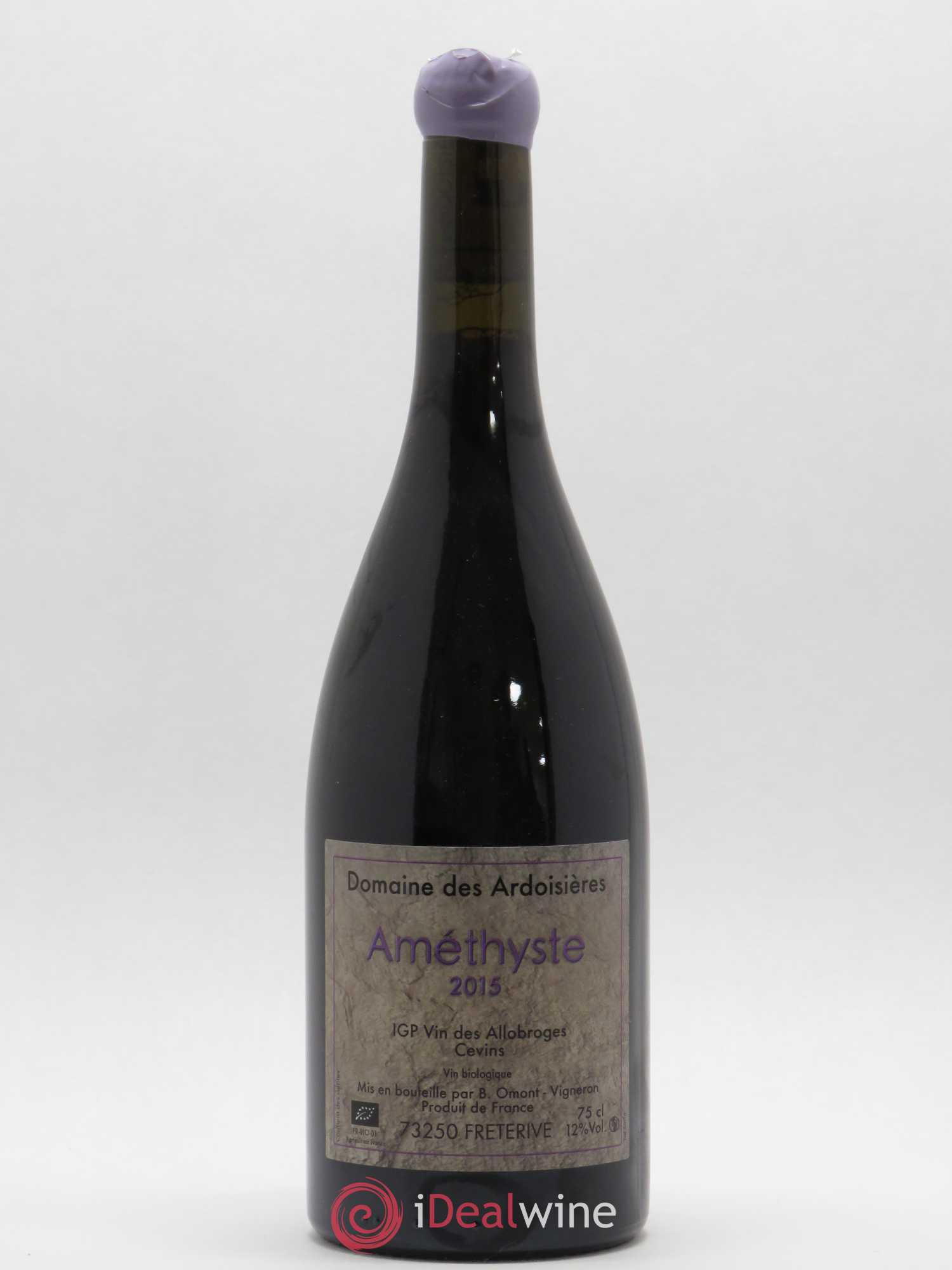Vin des Allobroges Cevins Améthyste Ardoisières (Domaine des) 2015 - Lot de 1 bouteille - 0