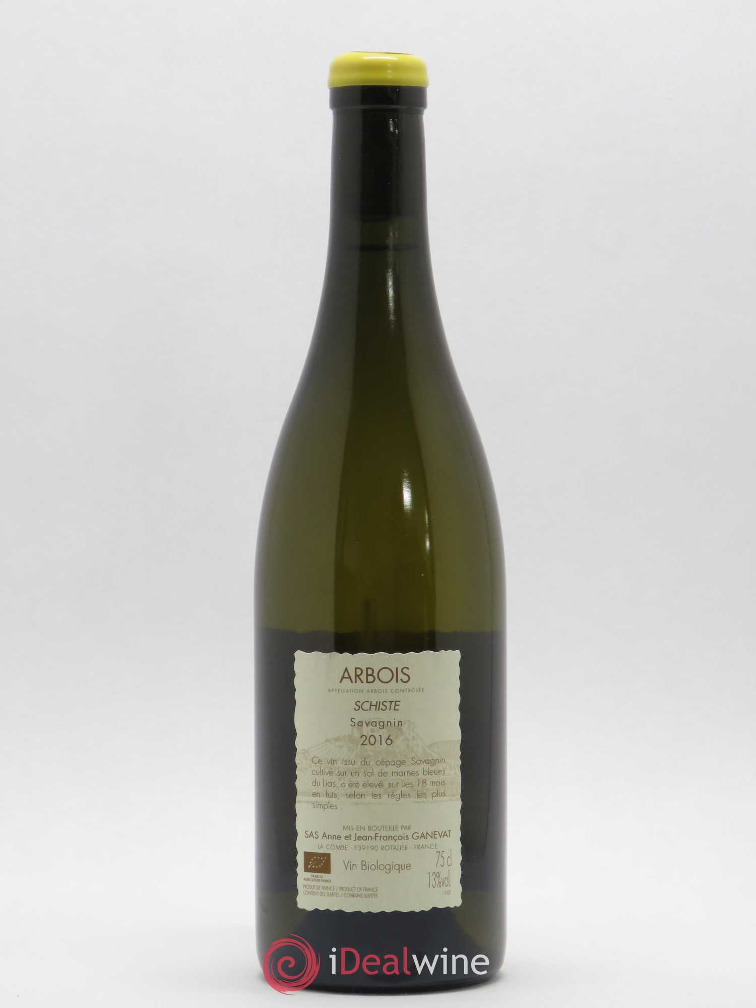 Arbois Savagnin Schiste Anne et JF Ganevat 2016 - Posten von 1 Flasche - 1