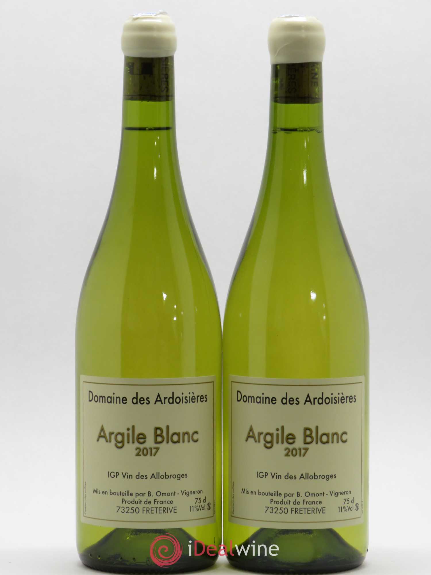 Vin des Allobroges Saint-Pierre-de-Soucy Argile Ardoisières (Domaine des) 2017 - Lot de 2 bouteilles - 0