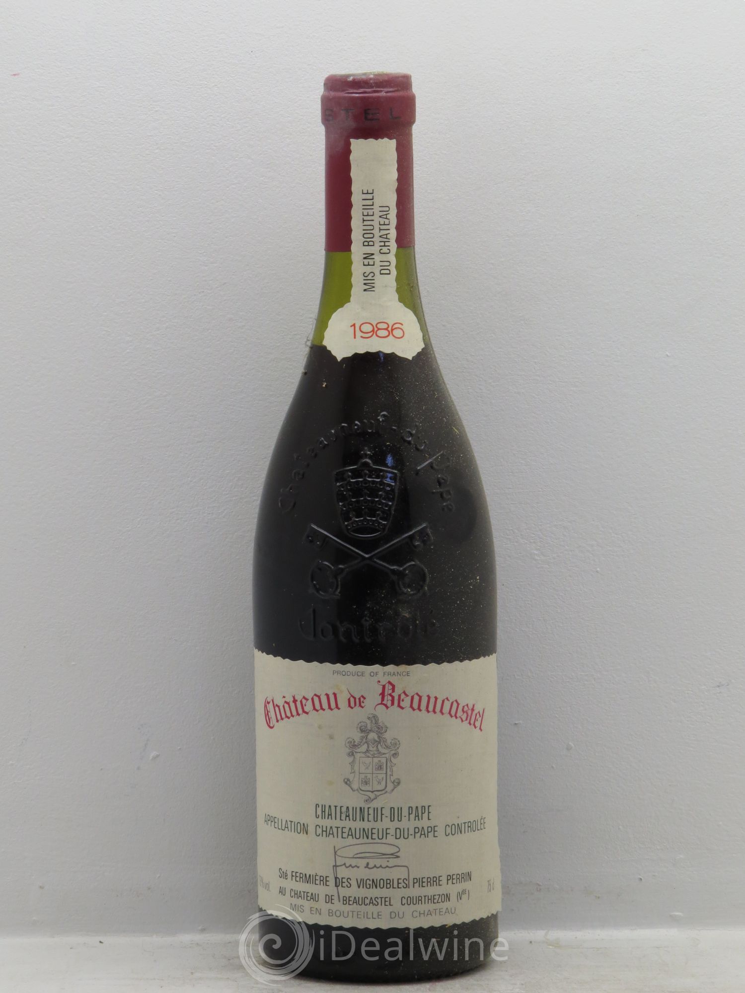 Châteauneuf-du-Pape Château de Beaucastel Famille Perrin 1986 - Lot de 6 bouteilles - 0
