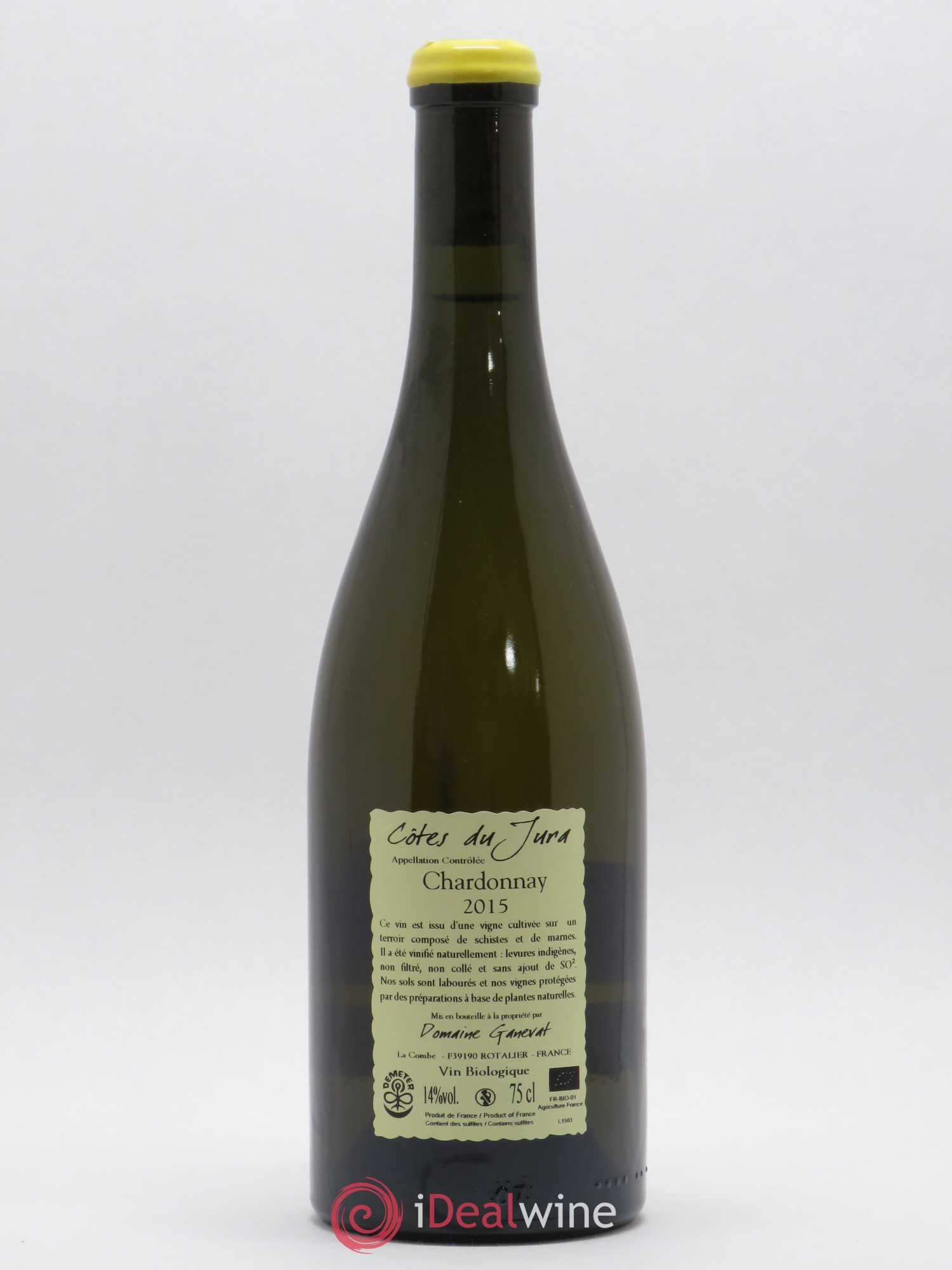 Côtes du Jura Grusse en Billat Jean-François Ganevat (Domaine) 2015 - Lot de 1 bouteille - 1