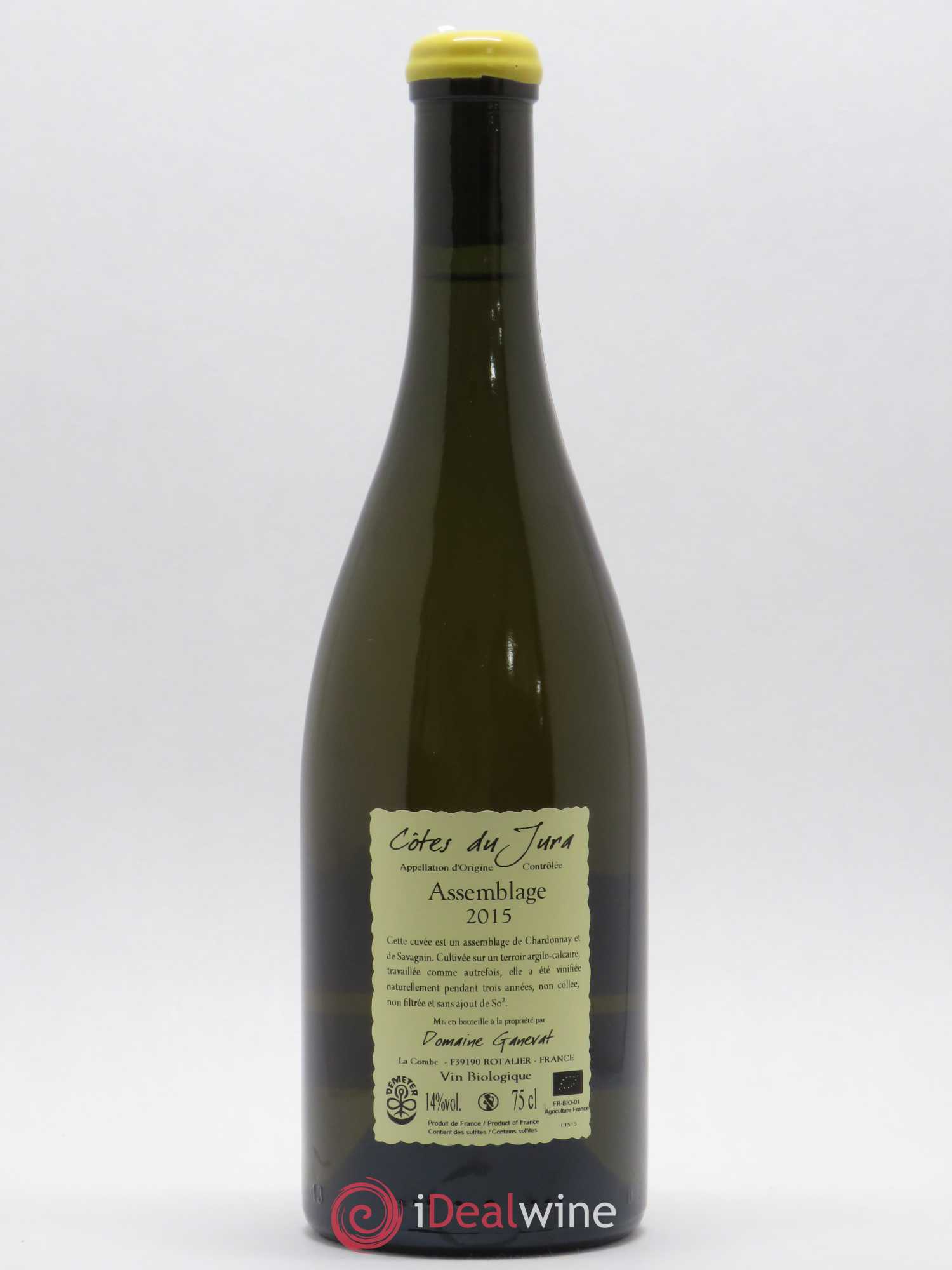 Côtes du Jura Cuvée Orégane Jean-François Ganevat (Domaine) 2015 - Lot de 1 bouteille - 1