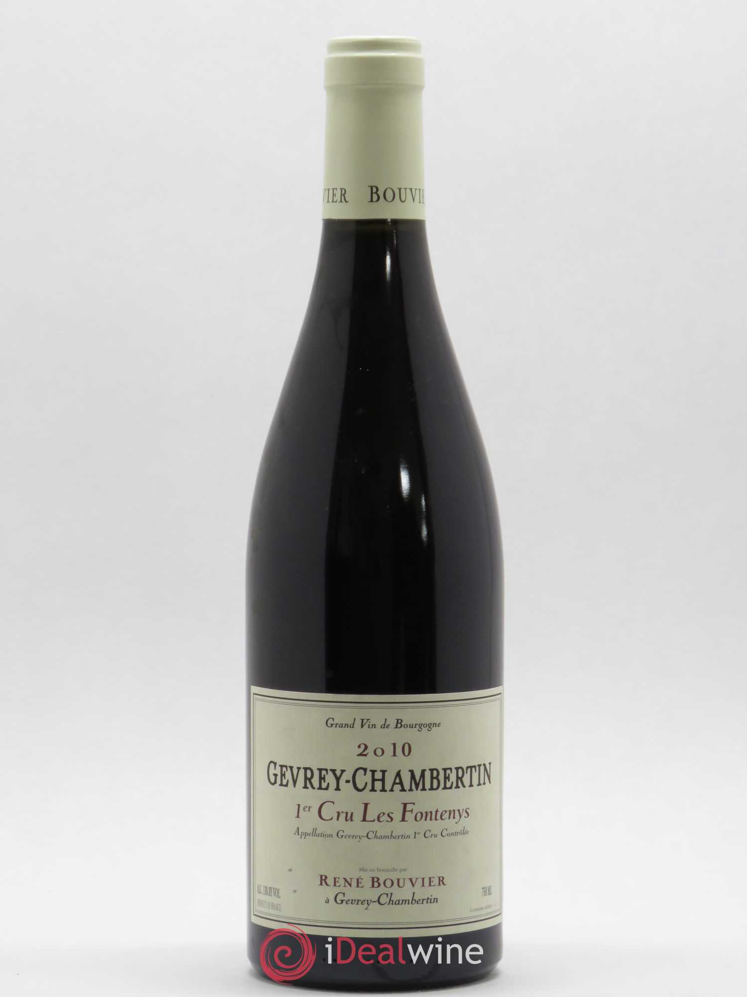 Gevrey-Chambertin 1er Cru Les Fontenys René Bouvier 2010 - Posten von 1 Flasche - 0