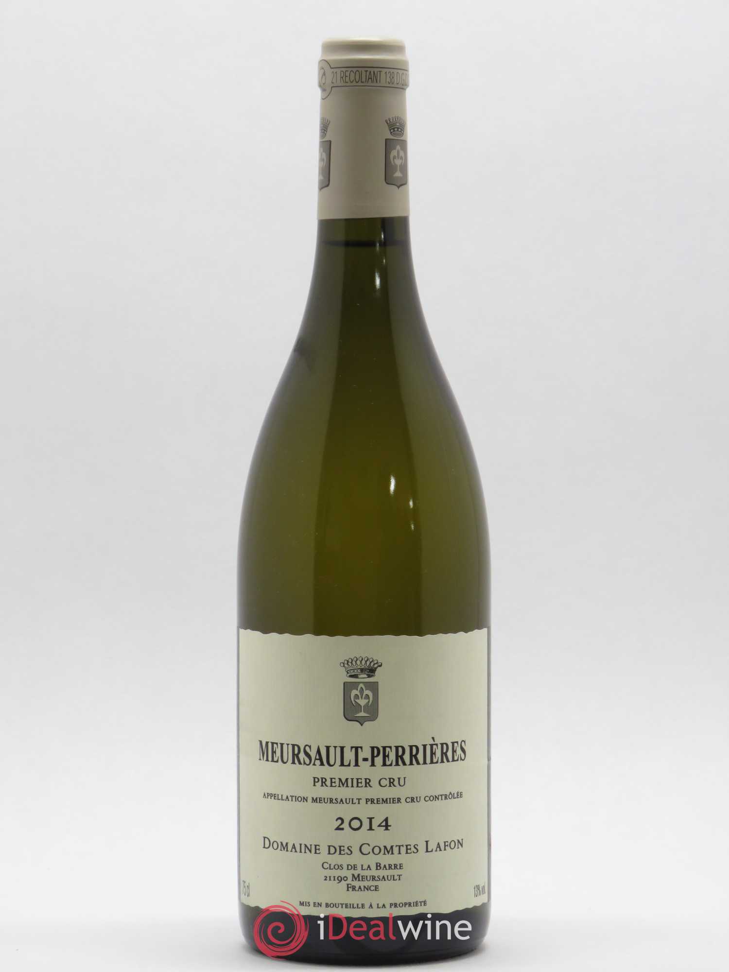 Meursault 1er Cru Perrières Comtes Lafon (Domaine des) 2014 - Lot de 1 bouteille - 0