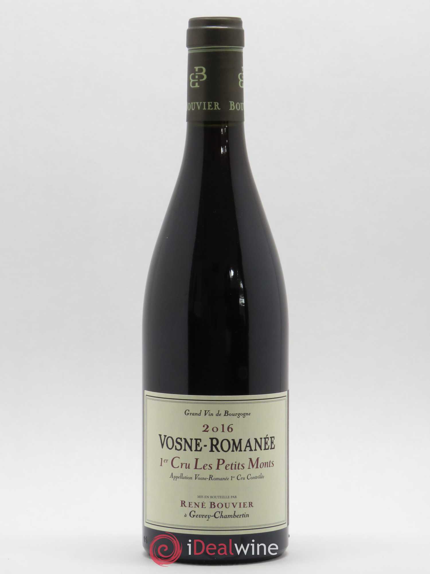 Vosne-Romanée 1er Cru Les Petits Monts René Bouvier 2016 - Lot de 1 bouteille - 0