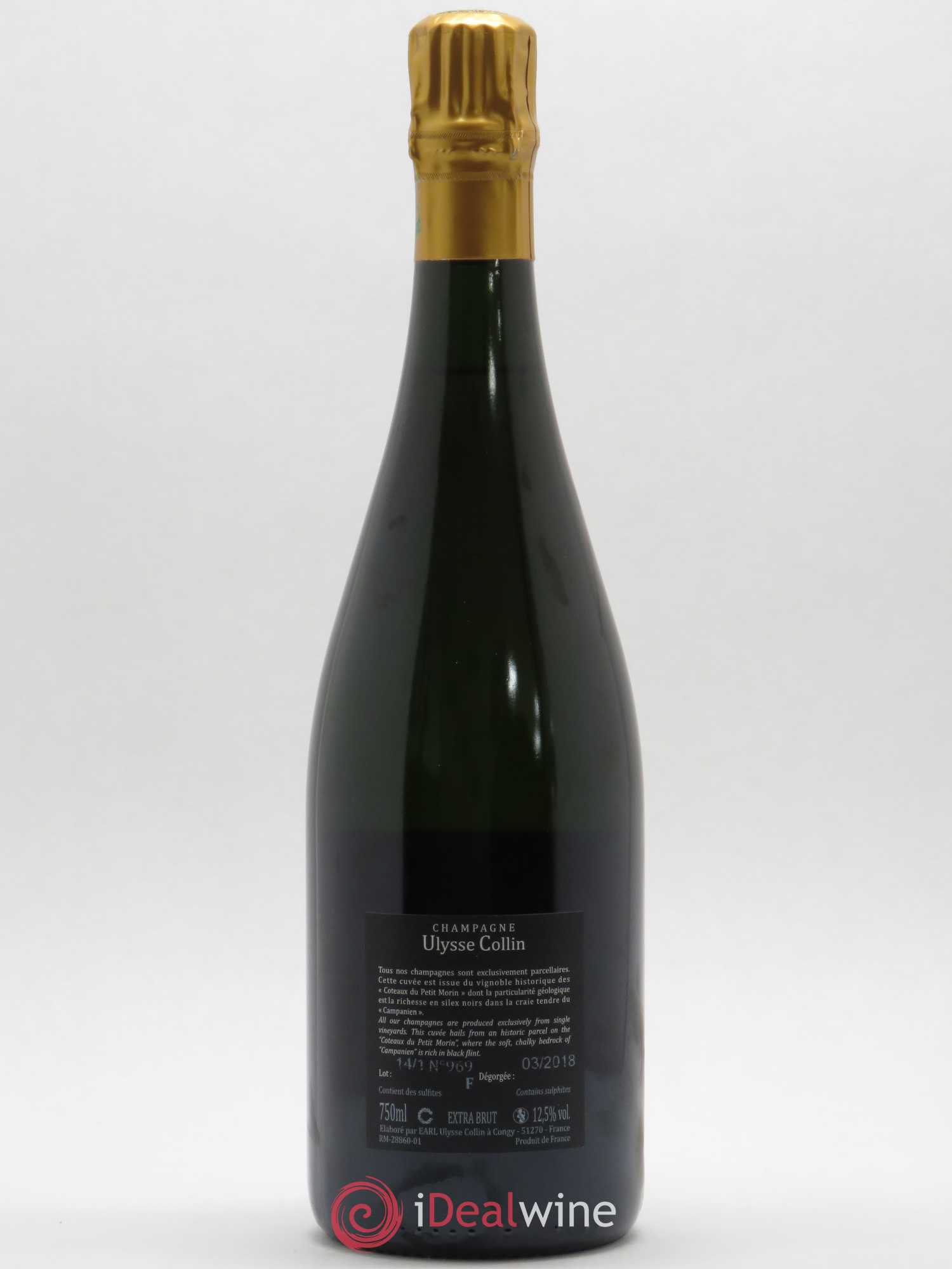 Les Pierrières Blancs de Blancs Extra-Brut Ulysse Collin - Lot de 1 bouteille - 1