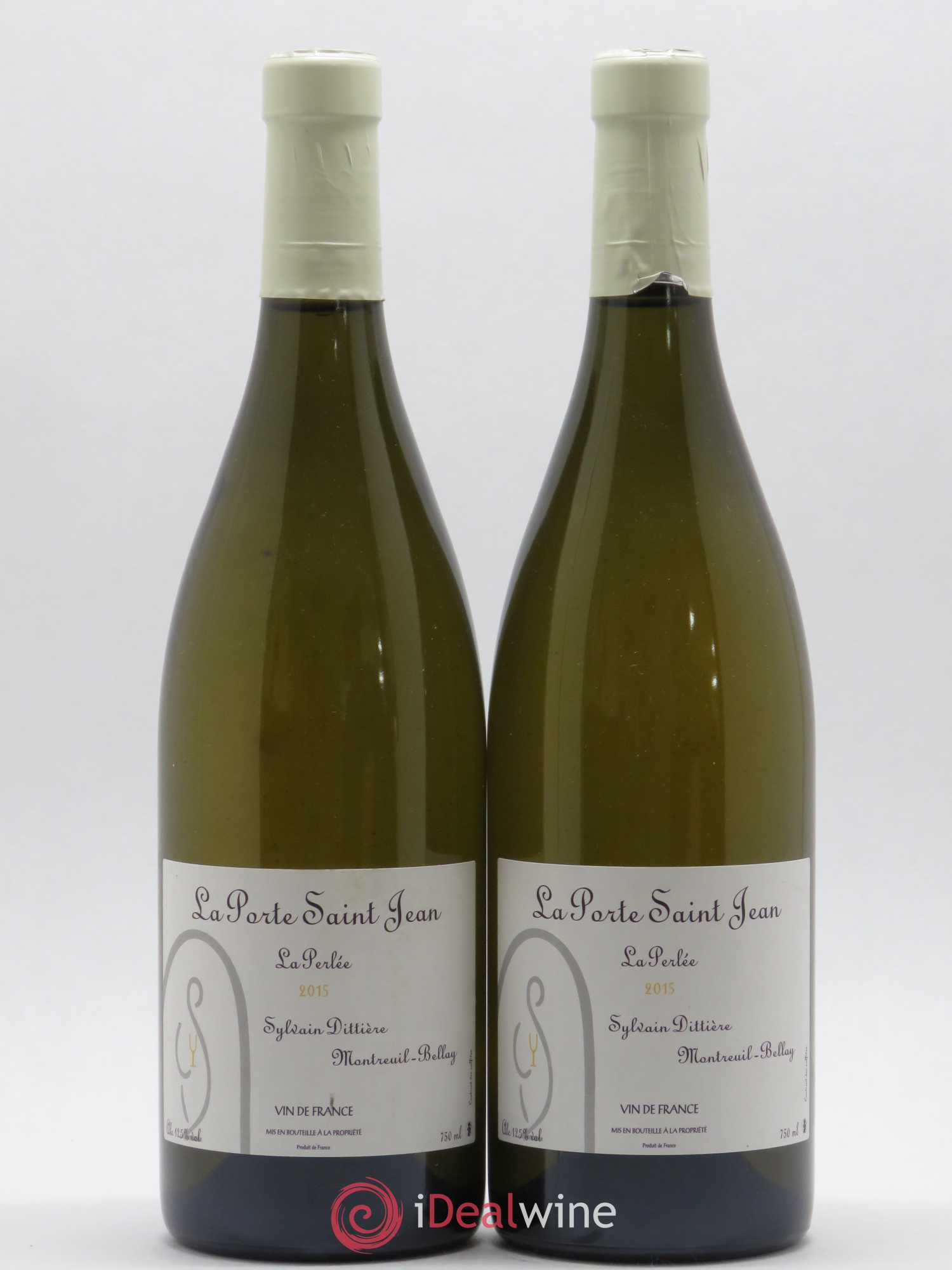Vin de France La Perlée La Porte Saint Jean 2015 - Lot de 2 bouteilles - 0