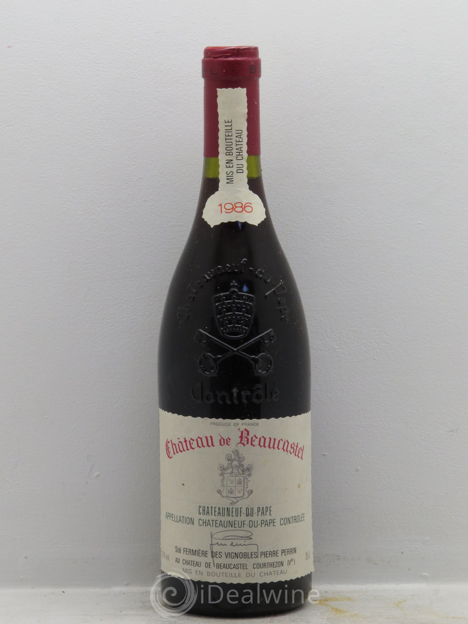 Châteauneuf-du-Pape Château de Beaucastel Famille Perrin 1986 - Lot de 1 bouteille - 0