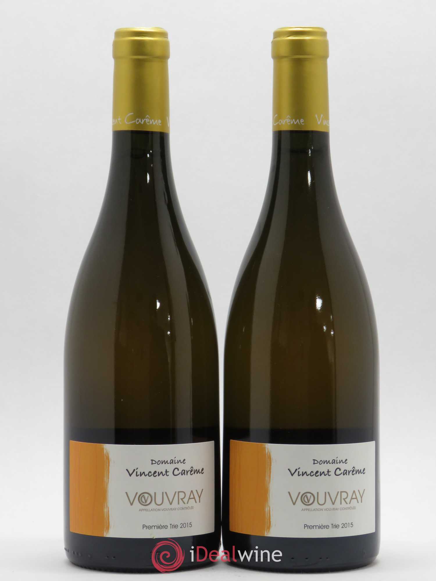 Vouvray Première Trie Domaine Vincent Carême 2015 - Lotto di 2 bottiglie - 0