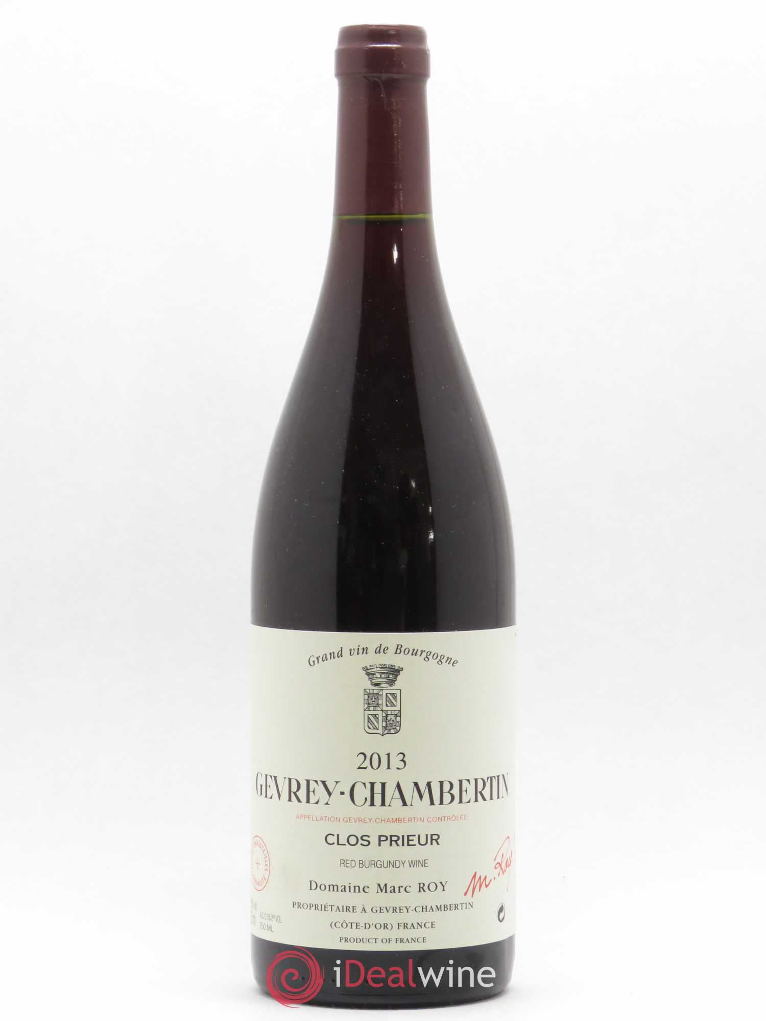 Gevrey-Chambertin Clos Prieur Marc Roy 2013 - Posten von 1 Flasche - 0