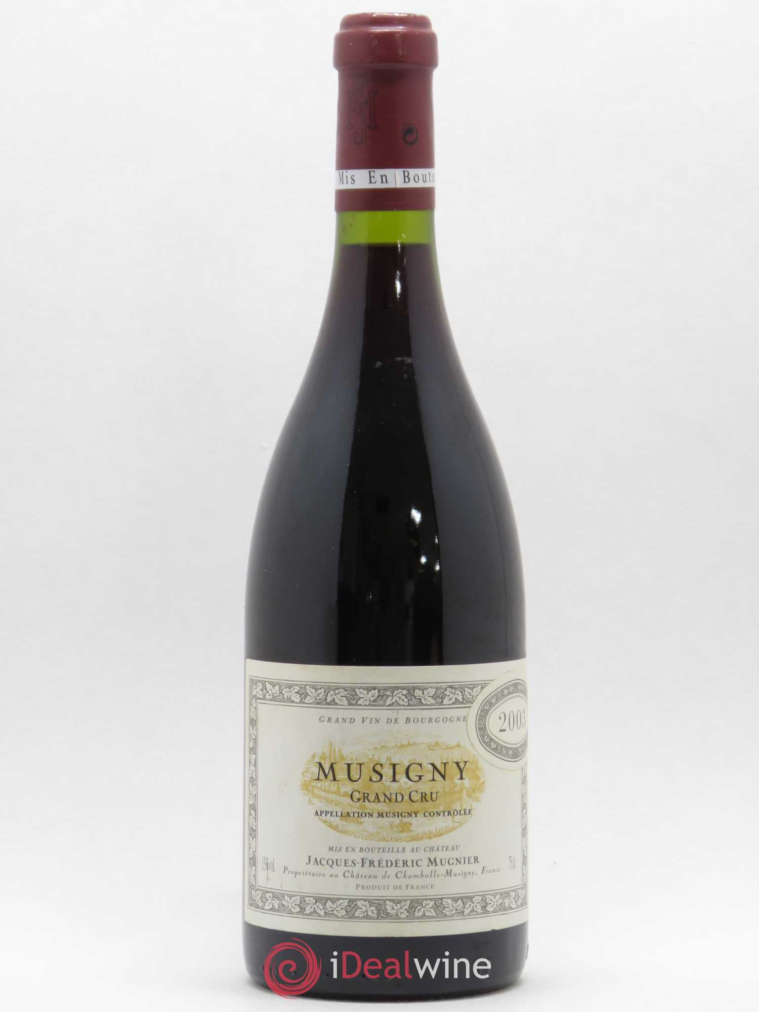 Musigny Grand Cru Jacques-Frédéric Mugnier 2003 - Lot de 1 bouteille - 0