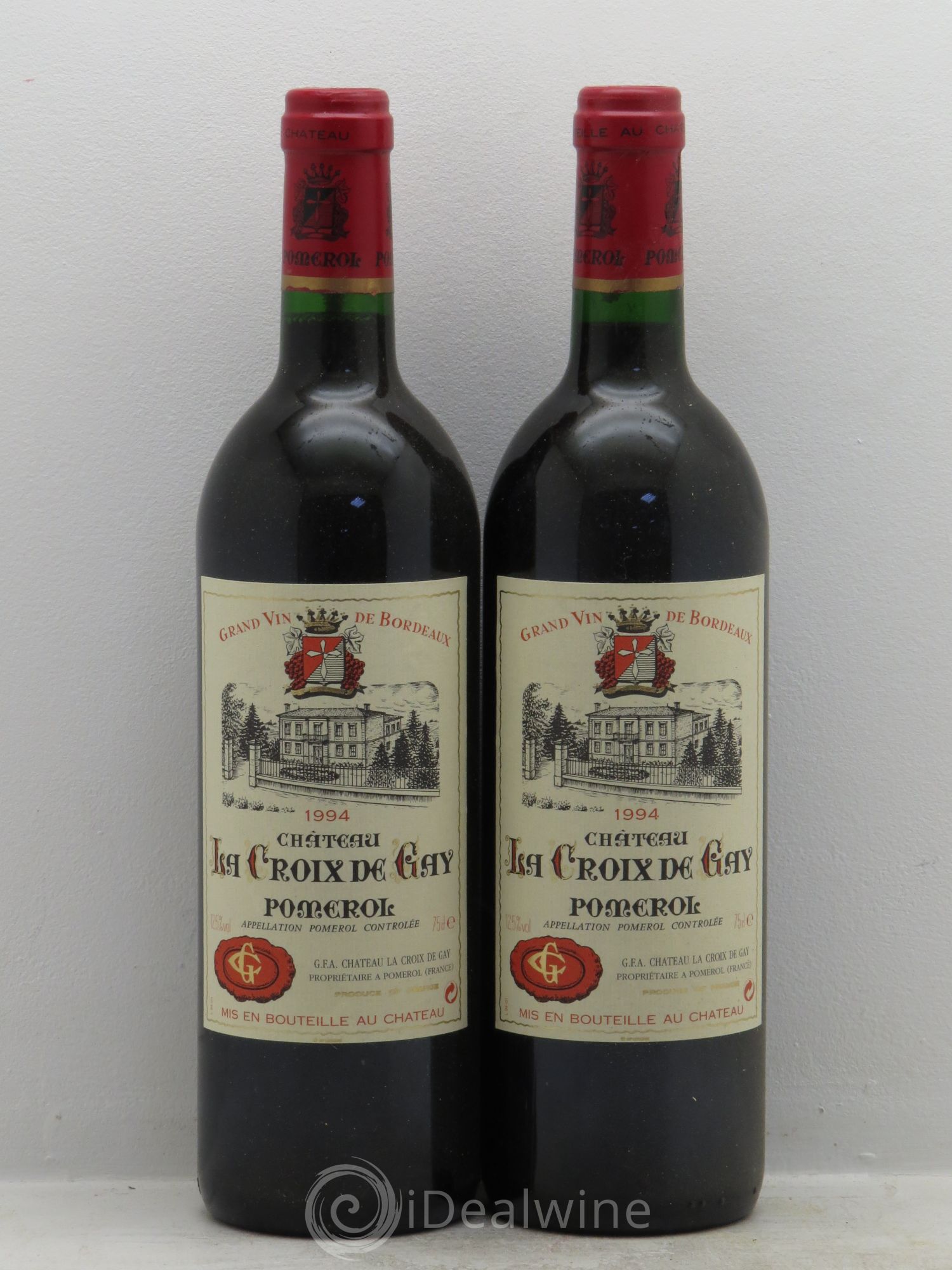 Château la Croix de Gay 1994 - Lot de 2 bouteilles - 0