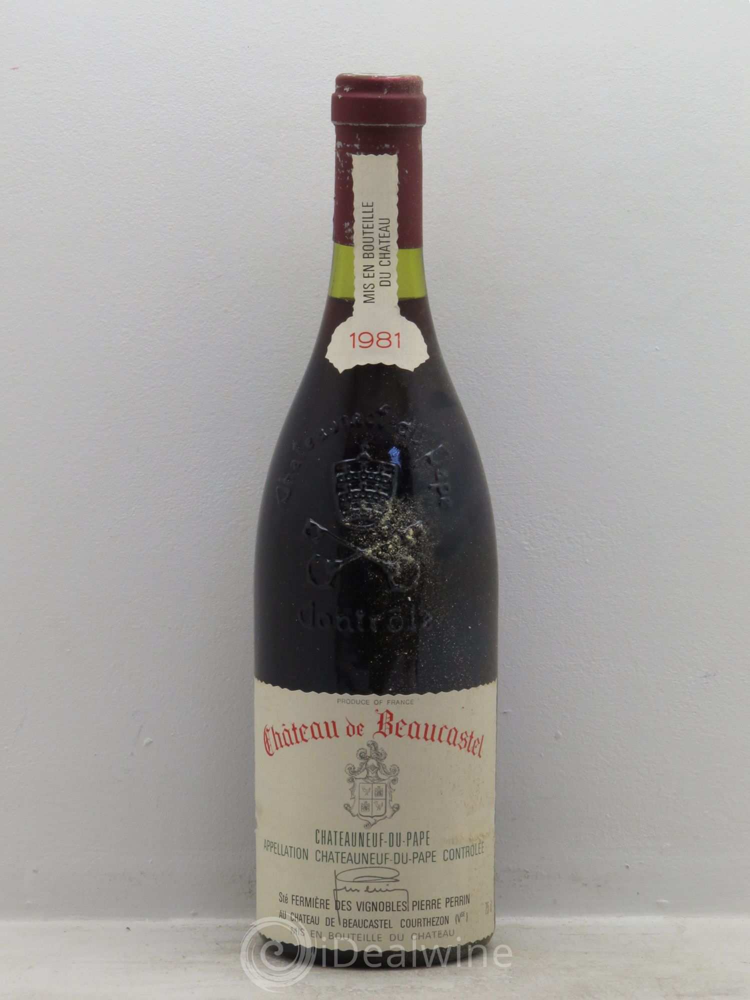 Châteauneuf-du-Pape Château de Beaucastel Famille Perrin 1981 - Lot de 1 bouteille - 0