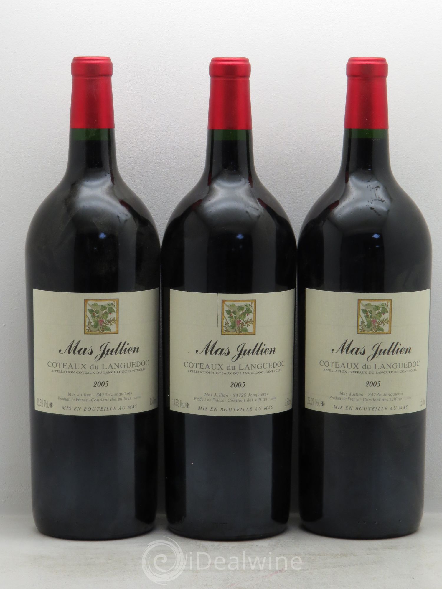 Terrasses du Larzac Mas Jullien Olivier Jullien 2005 - Lot de 3 magnums - 0