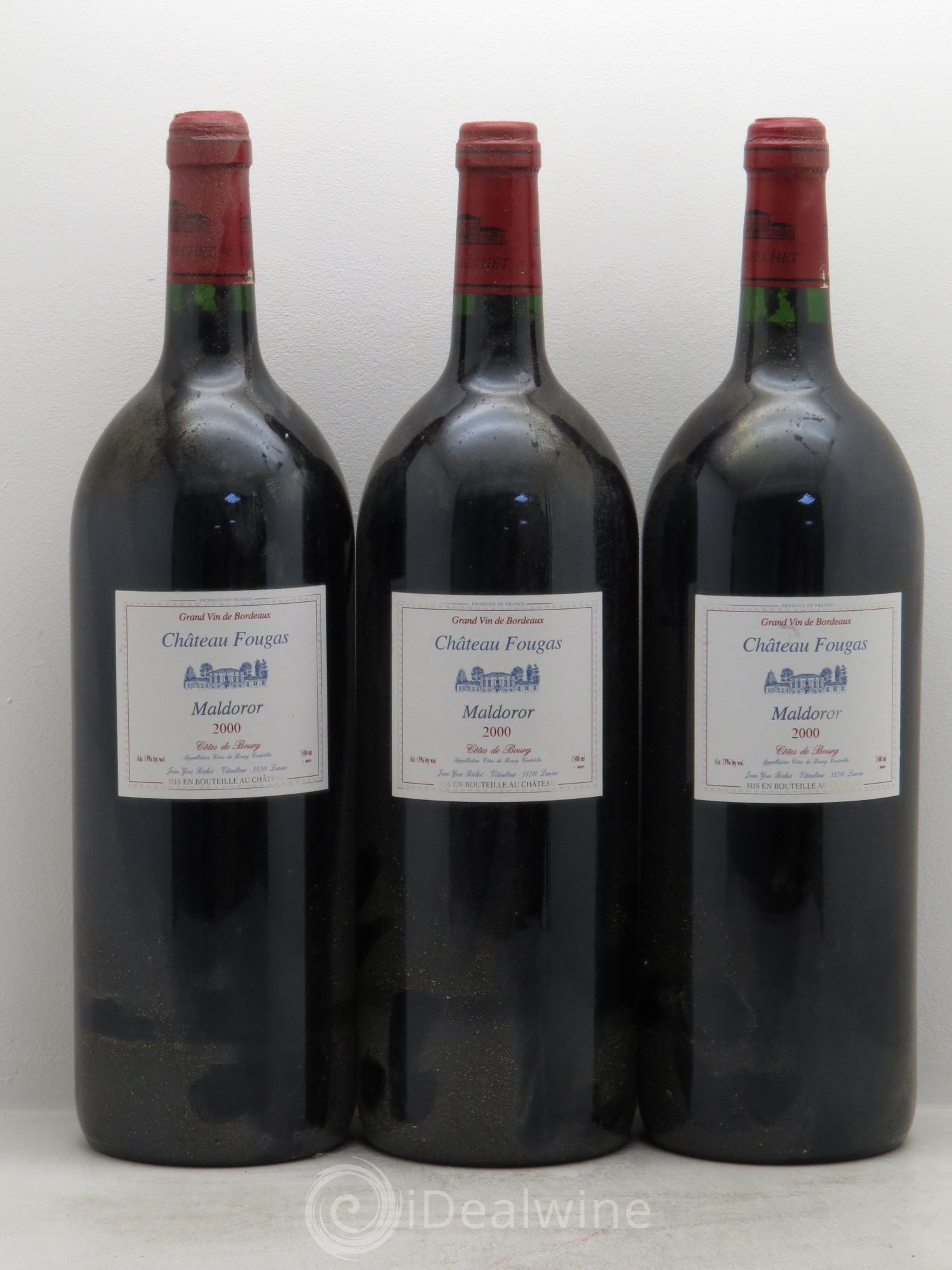 Château Fougas Maldoror 2000 - Lot de 3 magnums - 0