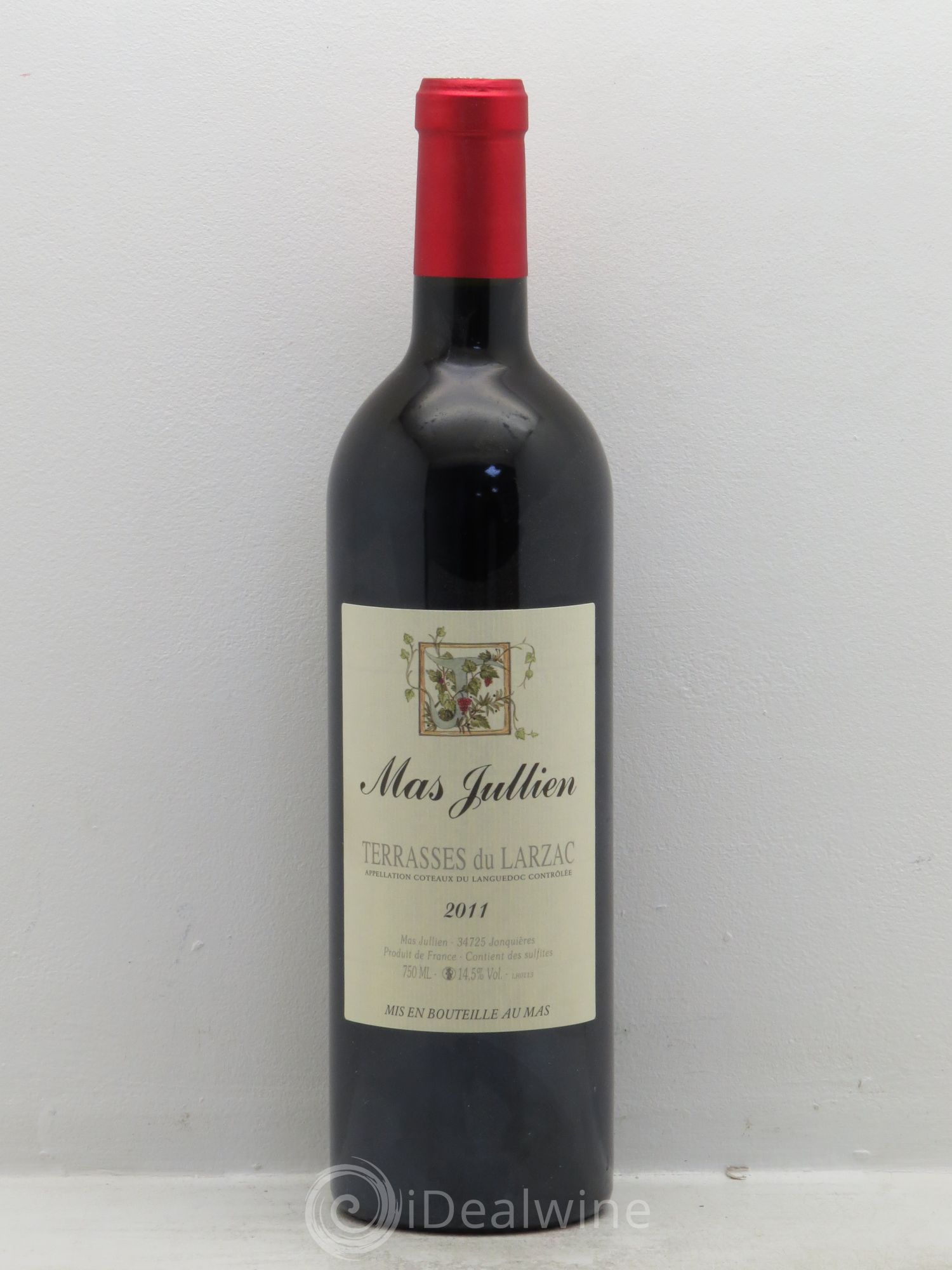 Terrasses du Larzac Mas Jullien Olivier Jullien 2011 - Lot de 1 bouteille - 0