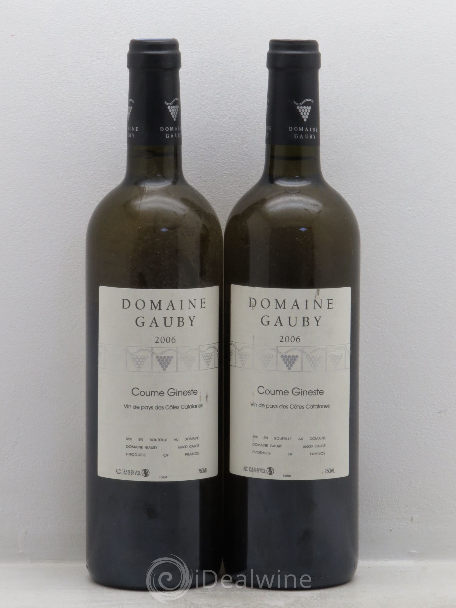 Côtes Catalanes Coume Gineste Gauby (Domaine) 2006 - Lot de 2 bouteilles - 0