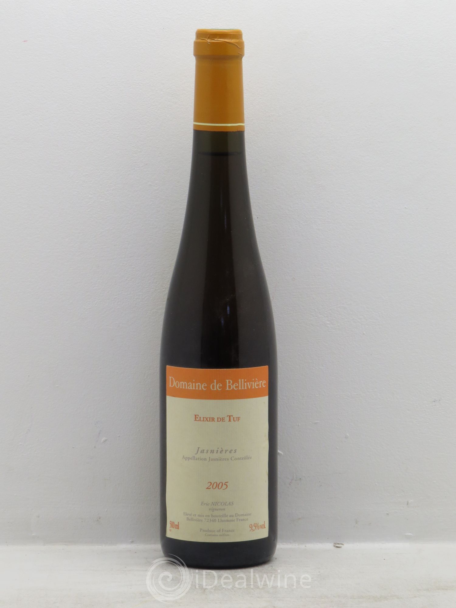 Jasnières Bellivière Elixir de Tuf (50cl) 2005 - Posten von 1 Flasche - 0