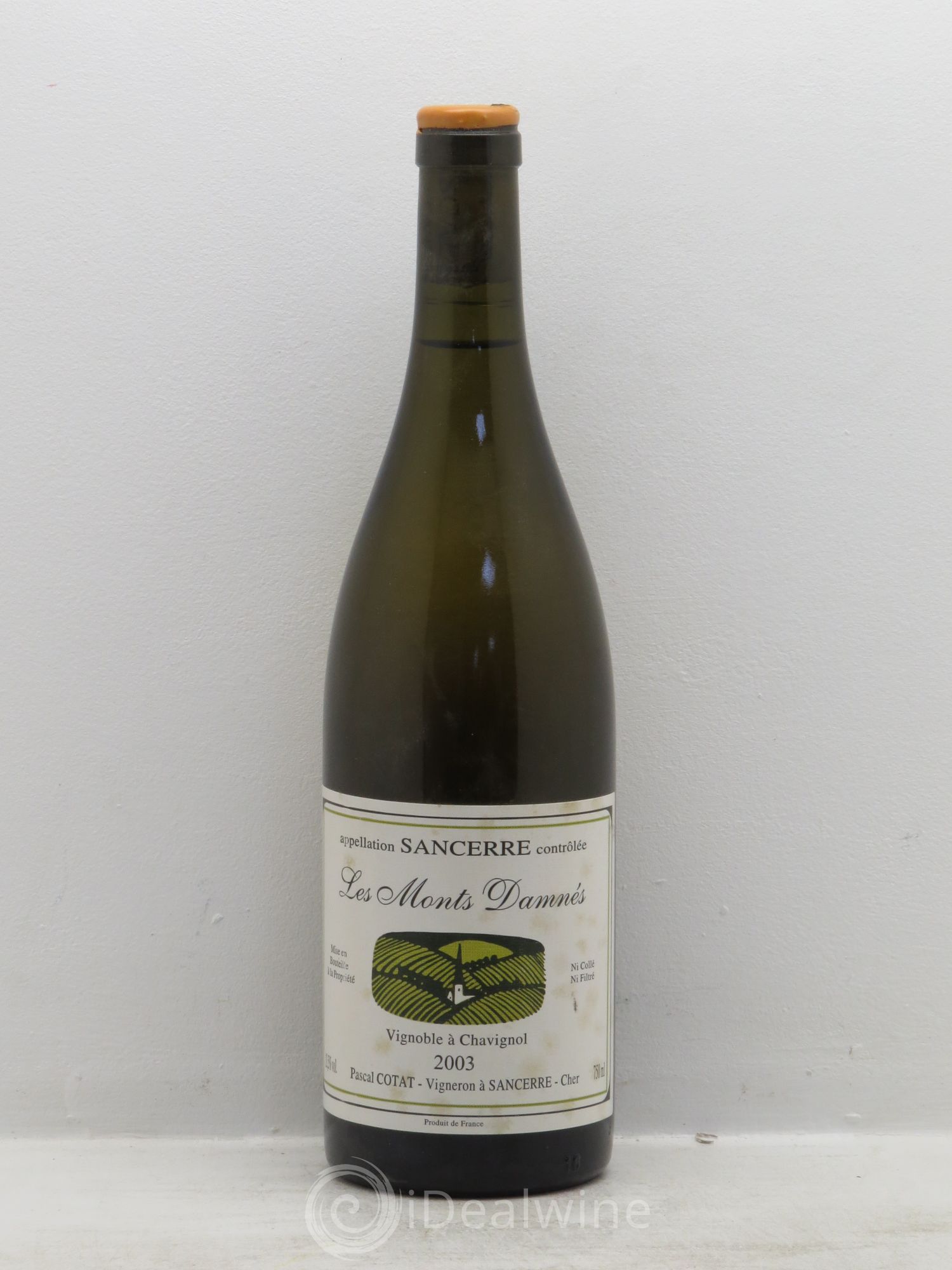 Sancerre Les Monts Damnés - Pascal Cotat 2003 - Posten von 1 Flasche - 0