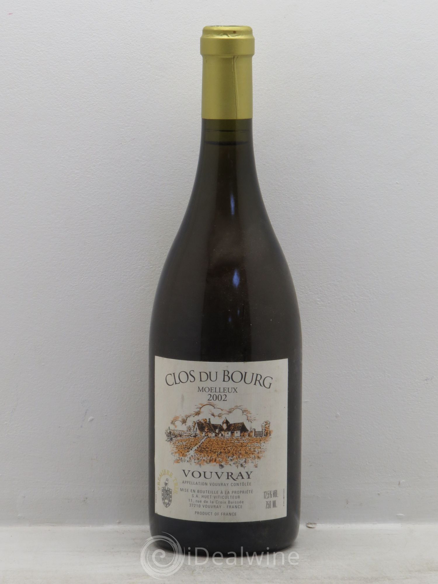 Vouvray Clos du Bourg Moelleux Domaine Huet 2002 - Lotto di 1 bottiglia - 0