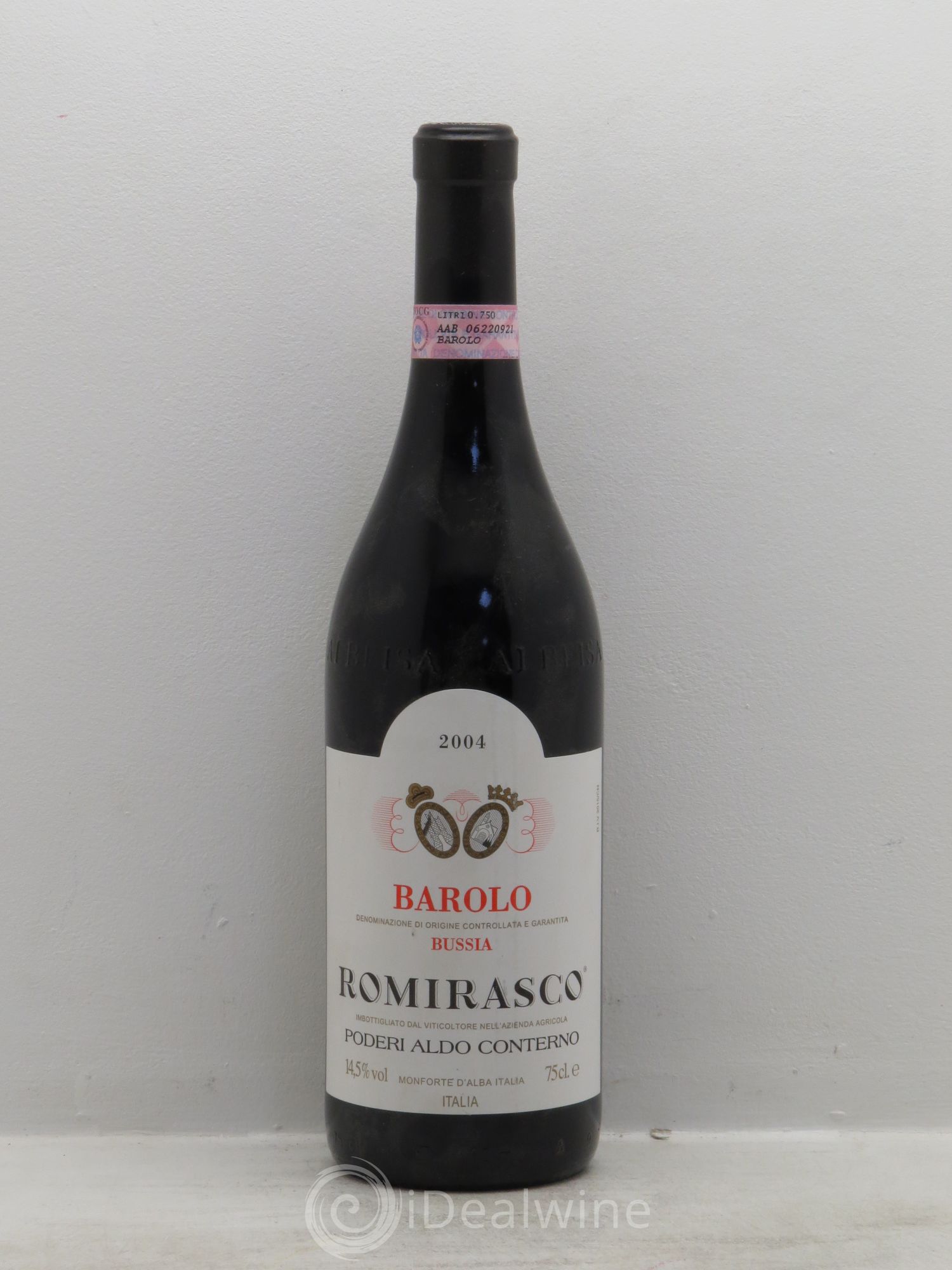 Barolo DOCG Bussia Romirasco Aldo Conterno 2004 - Lot de 1 bouteille - 0