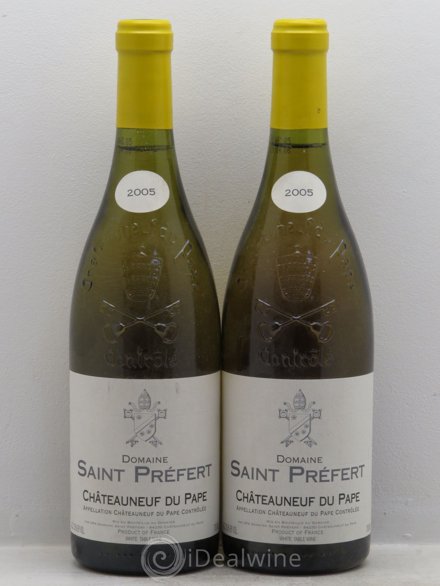 Châteauneuf-du-Pape Domaine de Saint Préfert 2005 - Lot de 2 bouteilles - 0