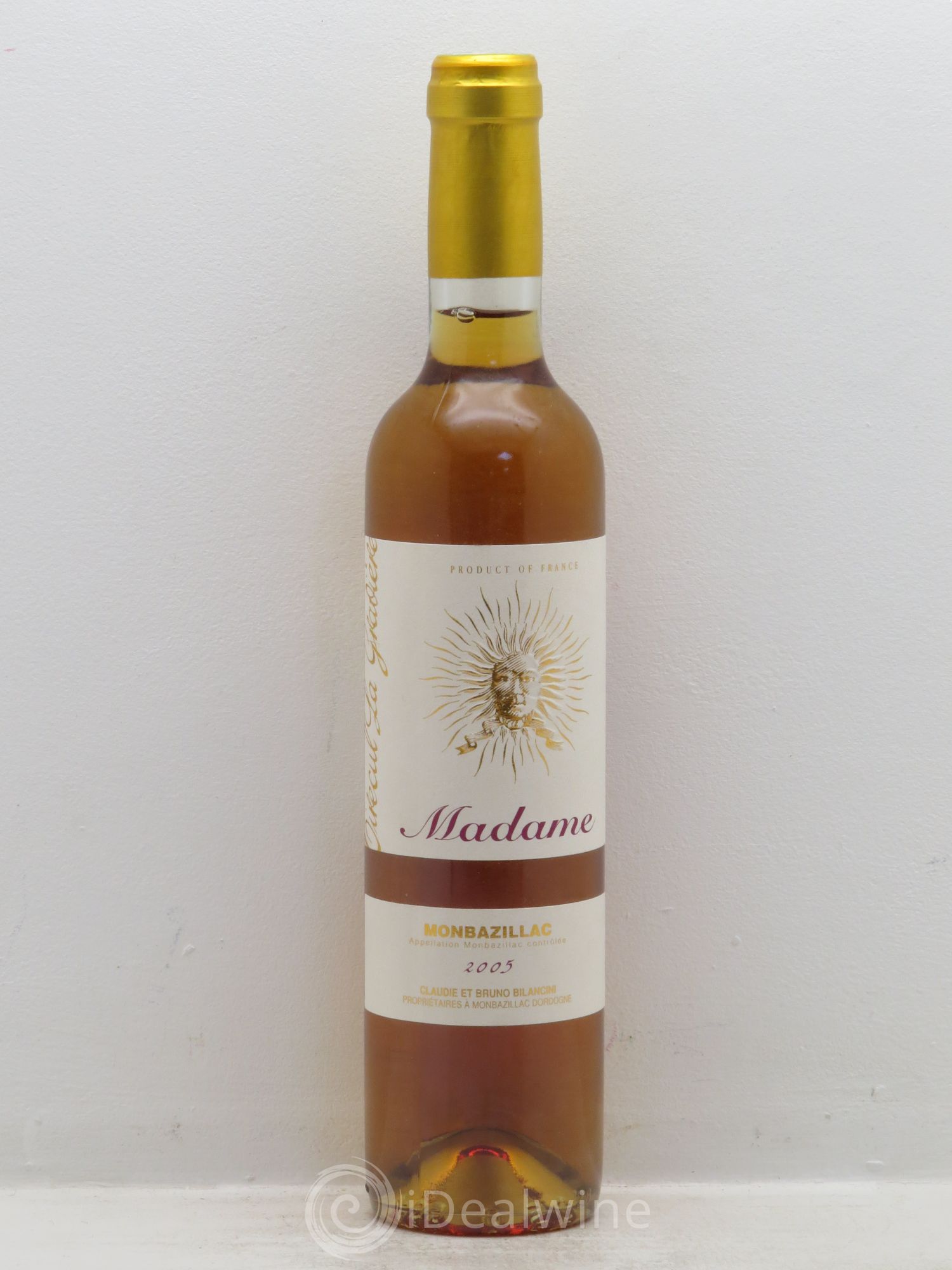 Monbazillac Château Tirecul La Gravière Cuvée Madame Bruno et Claudie Bilancini (50cl) 2005 - Lotto di 1 bottiglia - 0