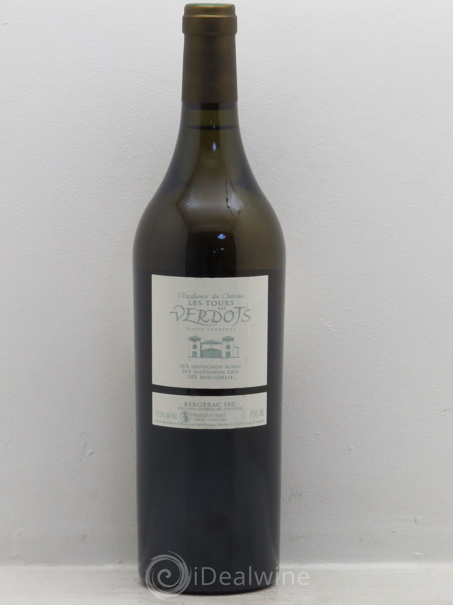 Bergerac Les Verdot par David Fourtout 2007 - Posten von 1 Flasche - 1