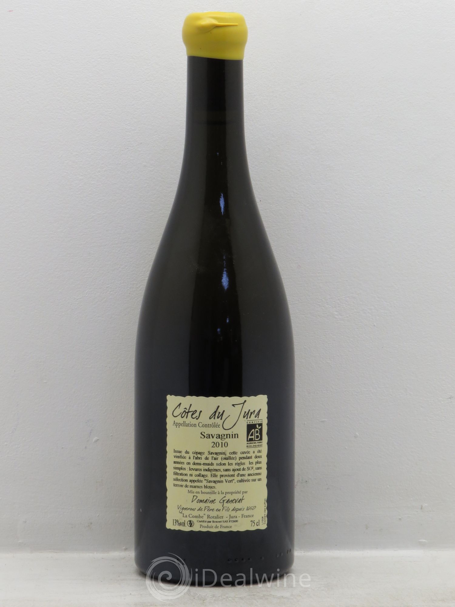 Côtes du Jura Les Chalasses Marnes Bleues - Domaine Ganevat 2010 - Posten von 1 Flasche - 1