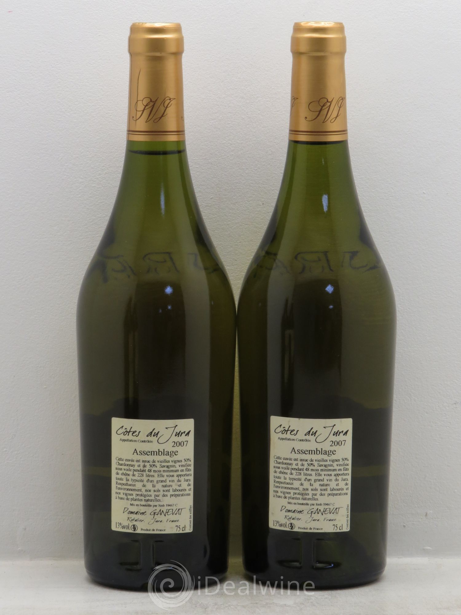 Côtes du Jura Cuvée de Garde - Domaine Ganevat 2007 - Posten von 2 Flaschen - 1