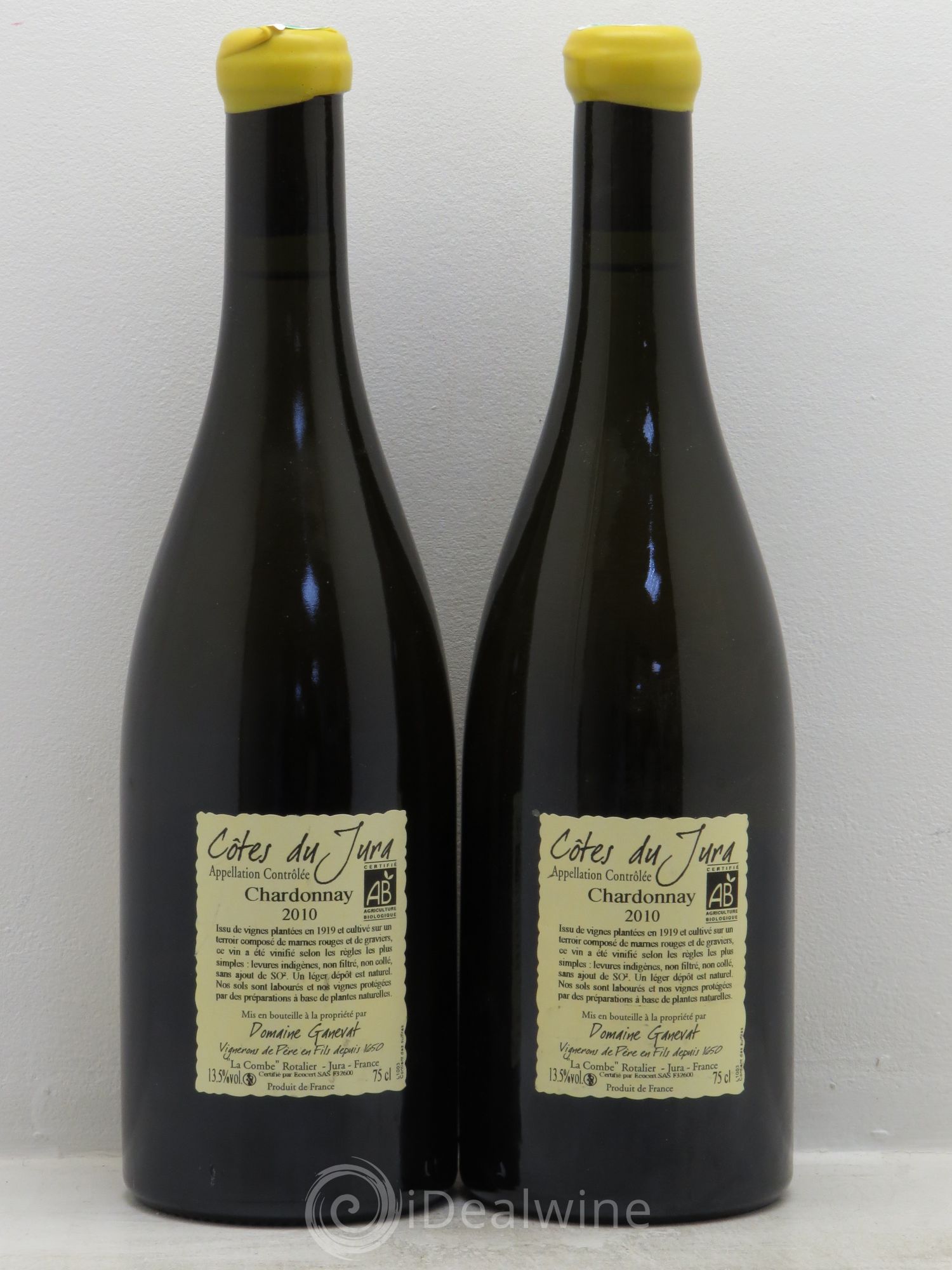 Côtes du Jura Les Grands Teppes Vieilles Vignes Jean-François Ganevat (Domaine) 2010 - Lot de 2 bouteilles - 1